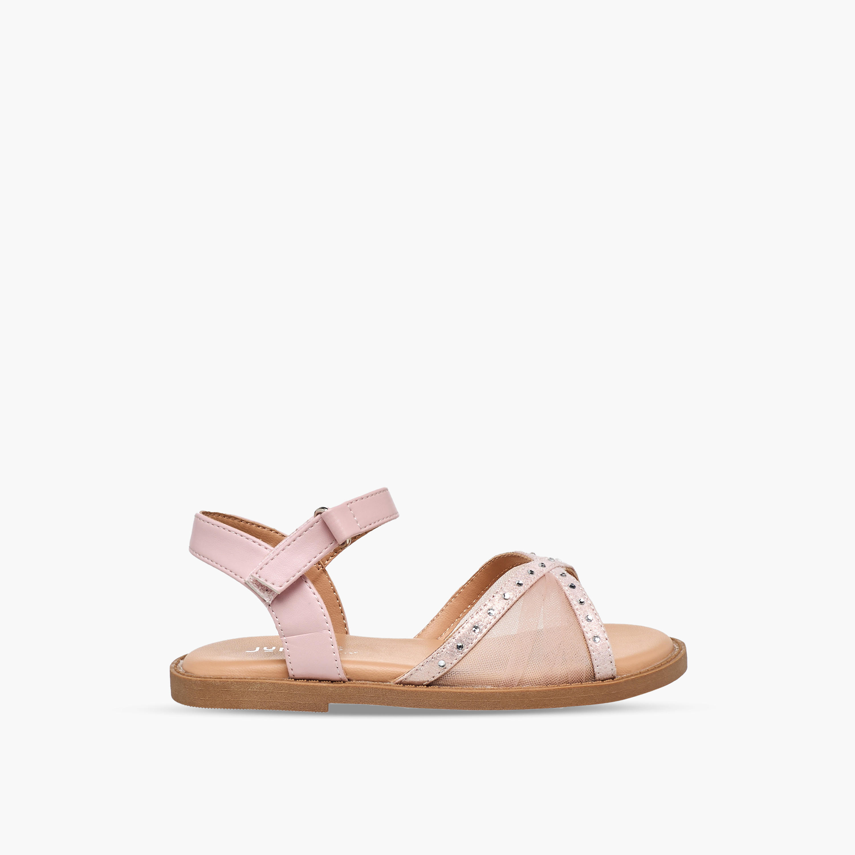 صندل بشريط إغلاق لاصق للبنات من جونيورز-girls-shoes-sandals-image-2