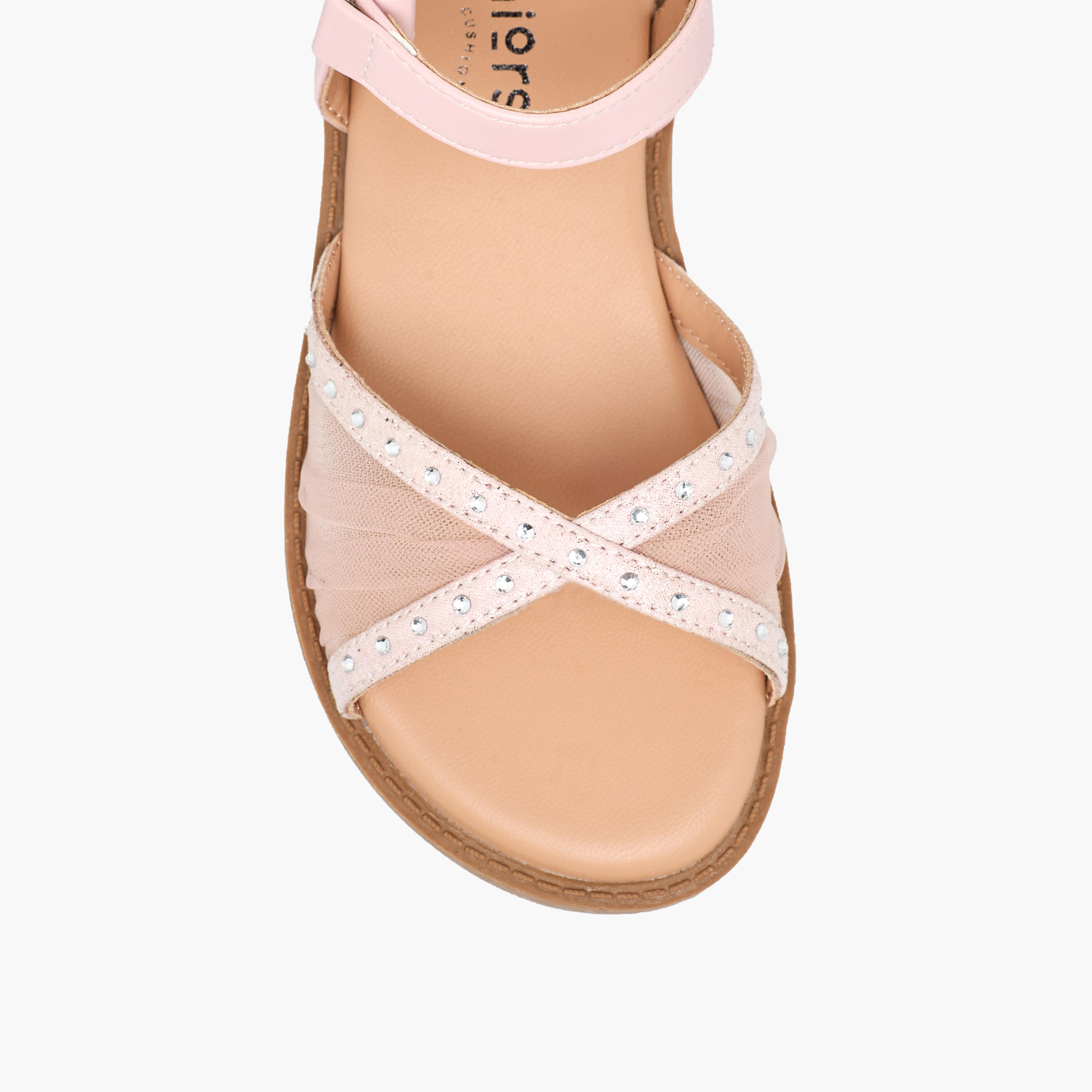 صندل بشريط إغلاق لاصق للبنات من جونيورز-girls-shoes-sandals-image-3