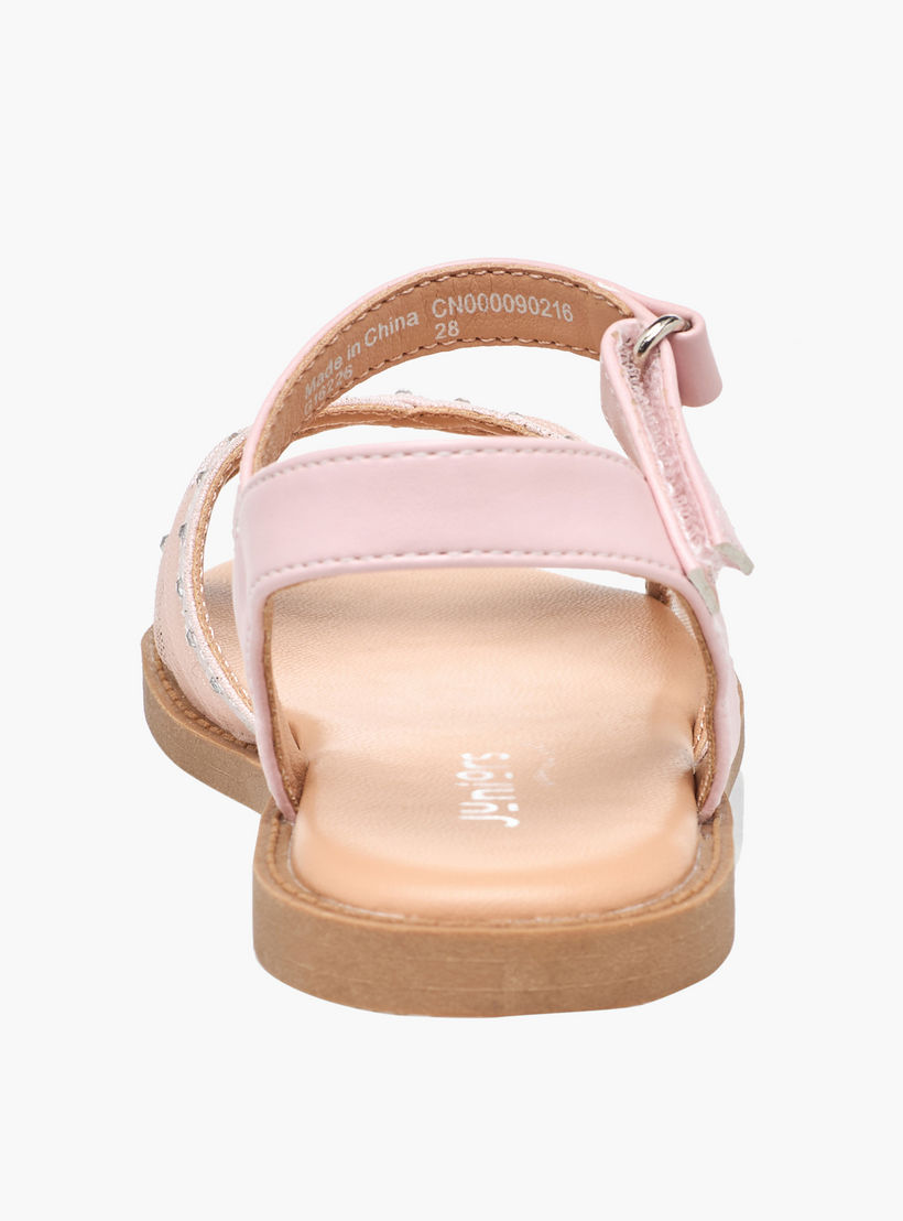 صندل بشريط إغلاق لاصق للبنات من جونيورز-girls-shoes-sandals-image-4