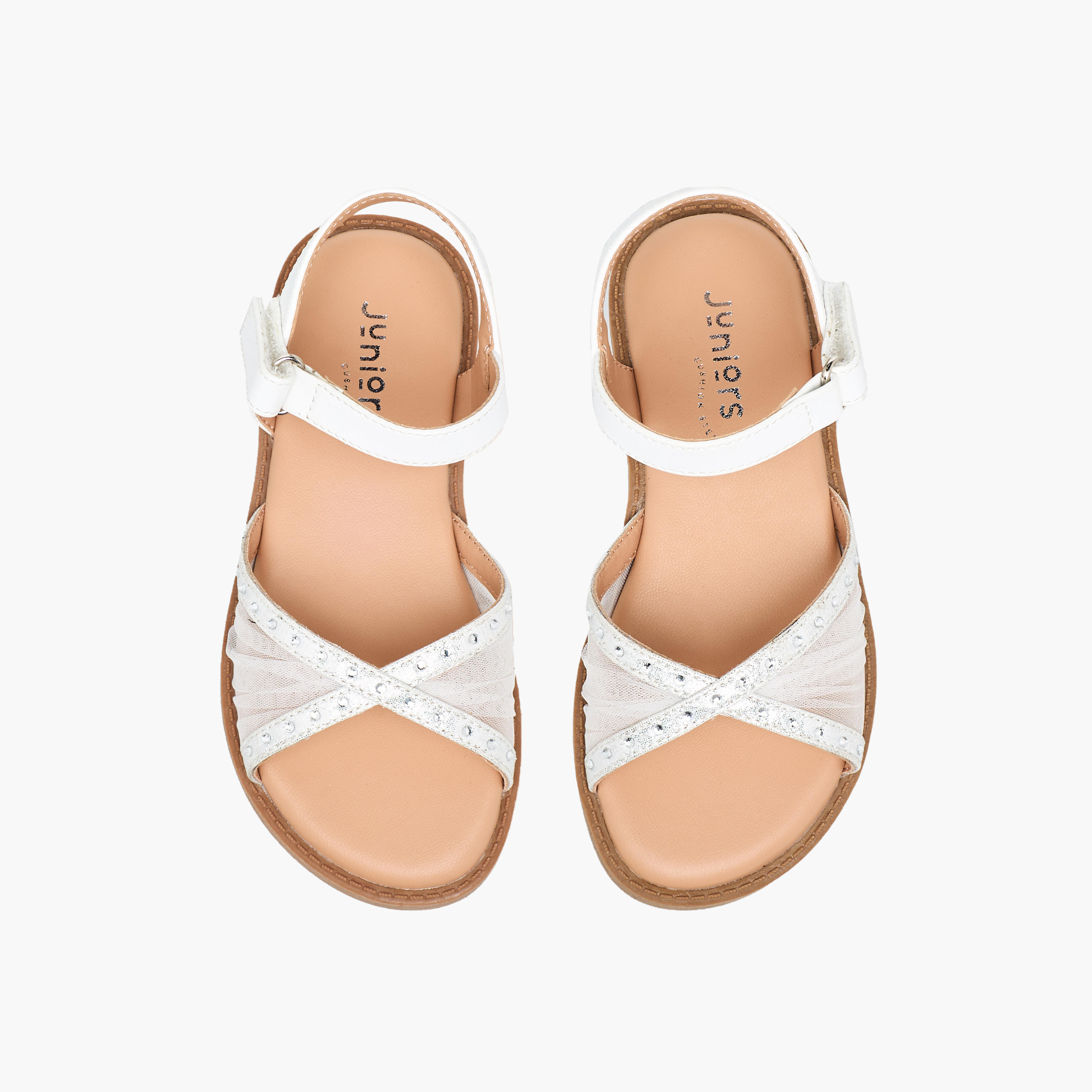صندل بشريط إغلاق لاصق للبنات من جونيورز-girls-shoes-sandals-image-1