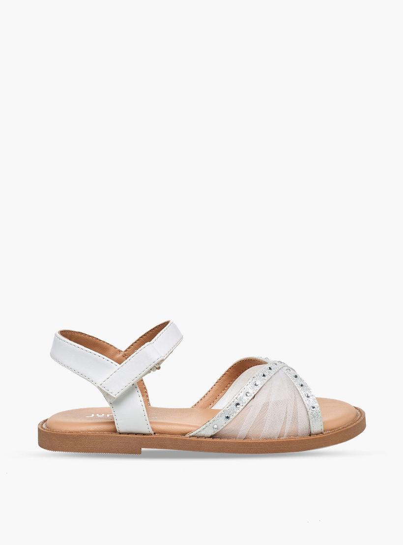 صندل بشريط إغلاق لاصق للبنات من جونيورز-girls-shoes-sandals-image-3