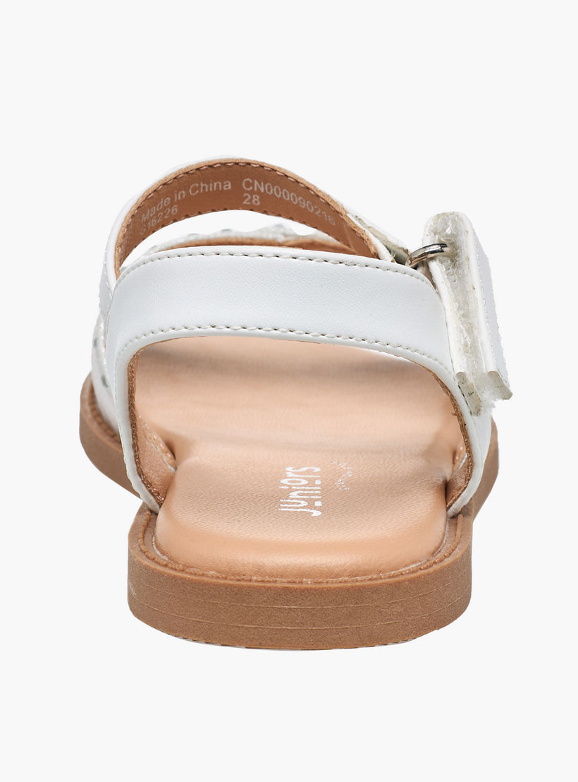 صندل بشريط إغلاق لاصق للبنات من جونيورز-girls-shoes-sandals-image-5
