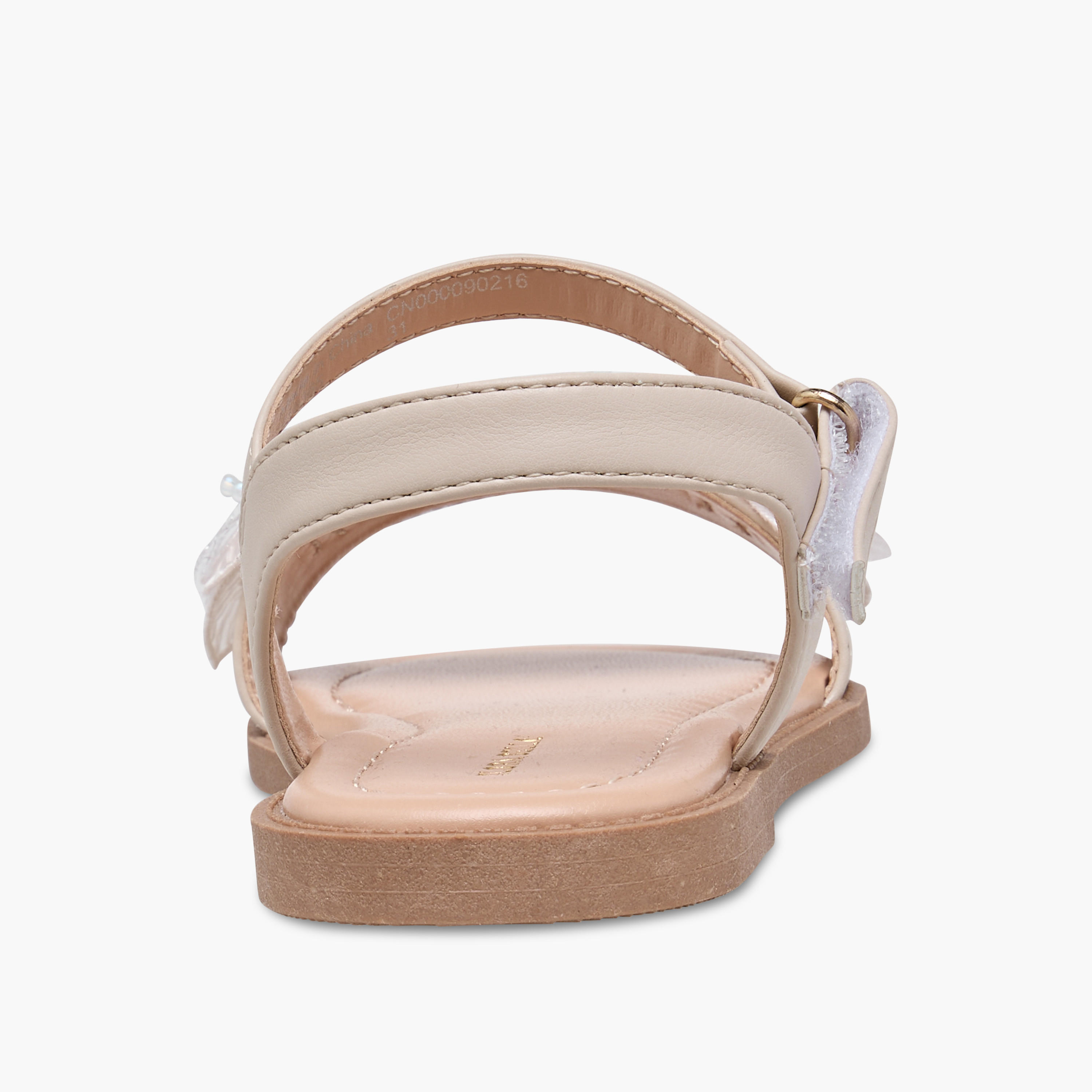 صندل بحزام وزخارف زهرية للبنات من فلورا بيلا-girls-shoes-sandals-image-4
