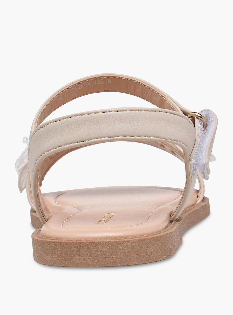 صندل بحزام وزخارف زهرية للبنات من فلورا بيلا-girls-shoes-sandals-image-4