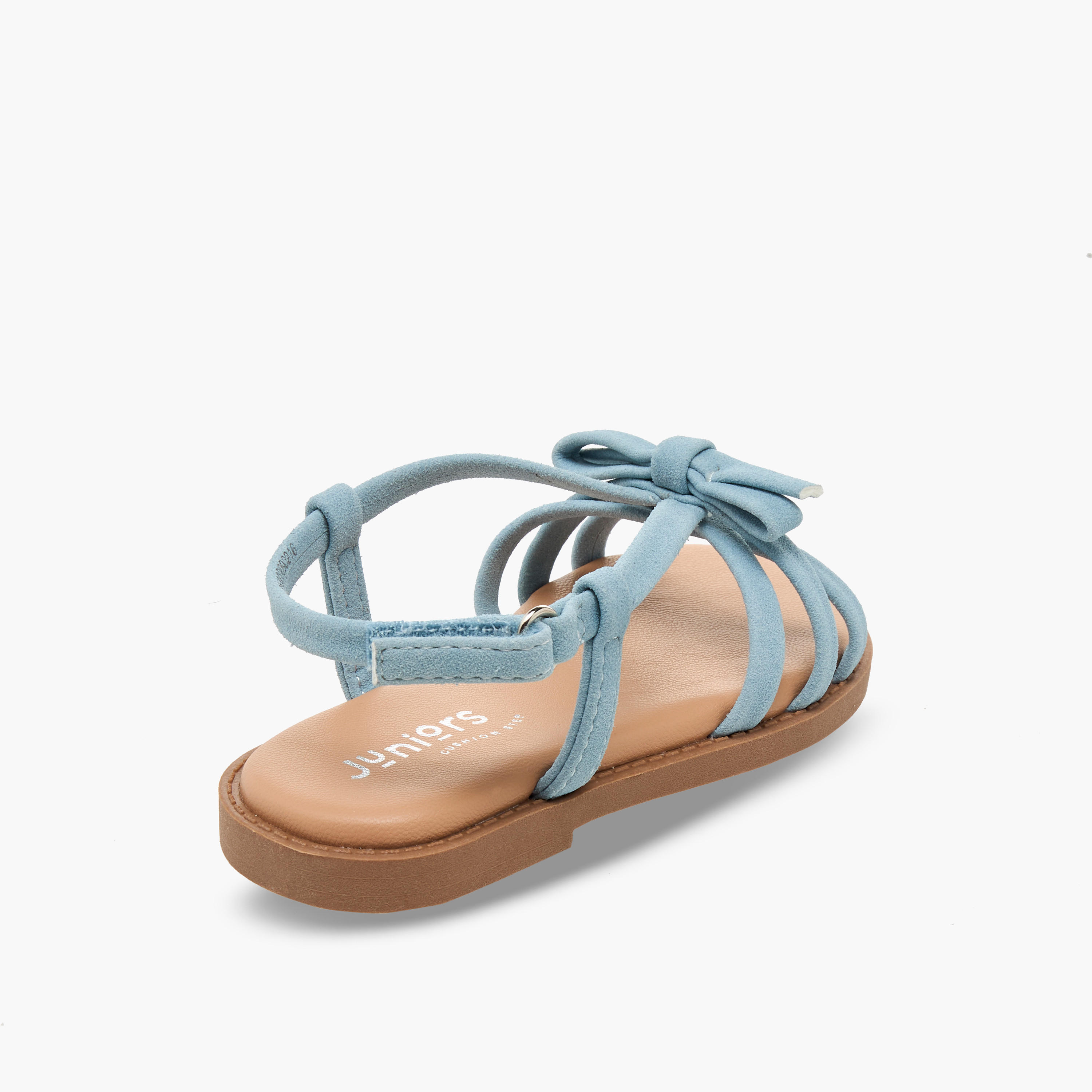 صندل مزين بفيونكة وشريط إغلاق للبنات من جونيورز-girls-shoes-sandals-image-5