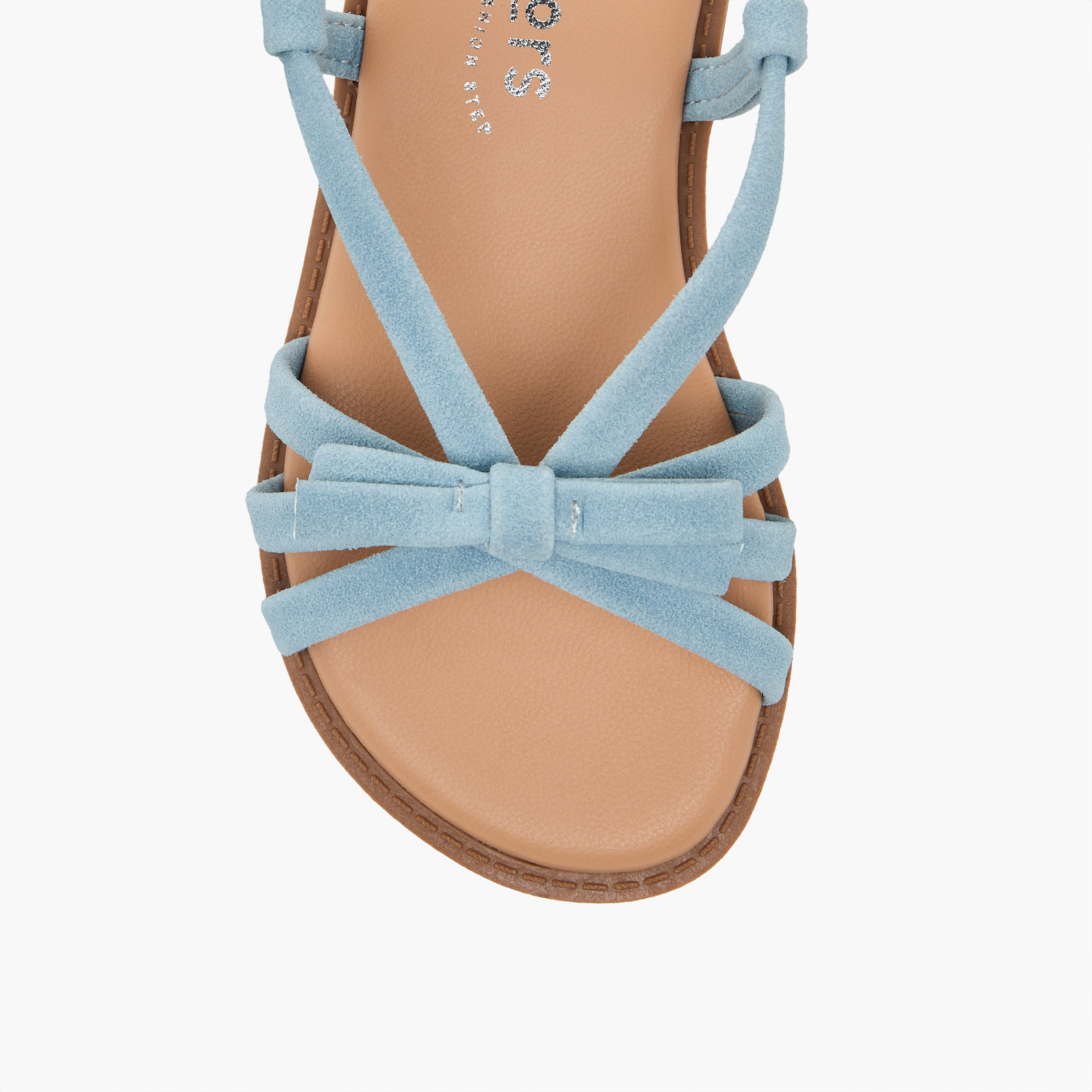 صندل مزين بفيونكة وشريط إغلاق للبنات من جونيورز-girls-shoes-sandals-image-6