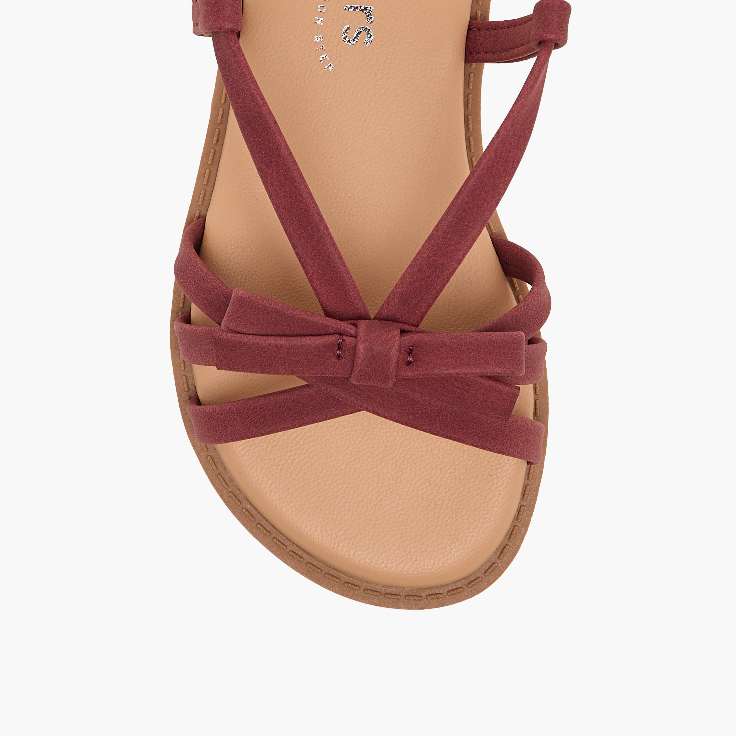 صندل مزين بفيونكة وشريط إغلاق للبنات من جونيورز-girls-shoes-sandals-image-7