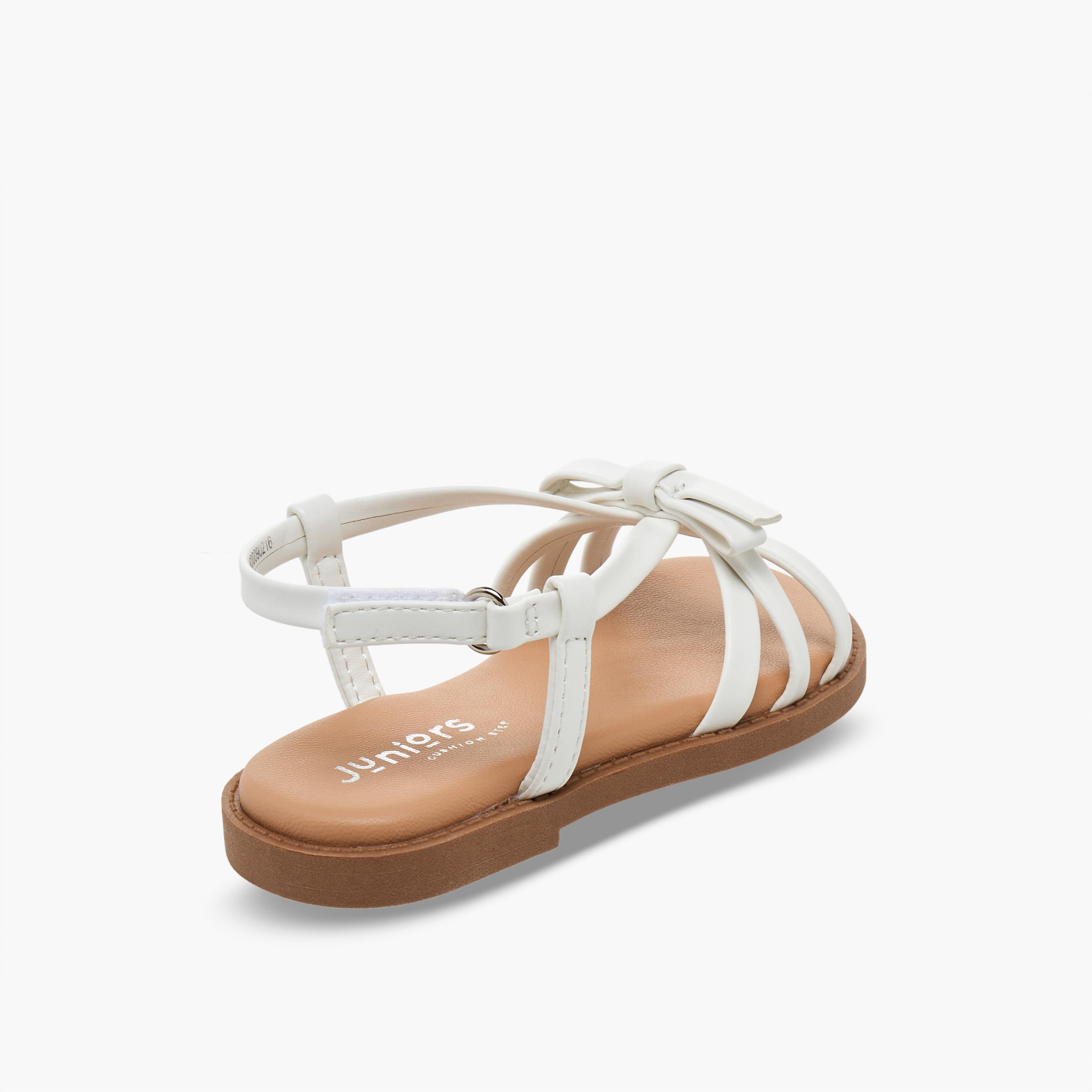 Juniors Girls Bow Accent Hook & Loop Sandals-girls-shoes-sandals-image-5