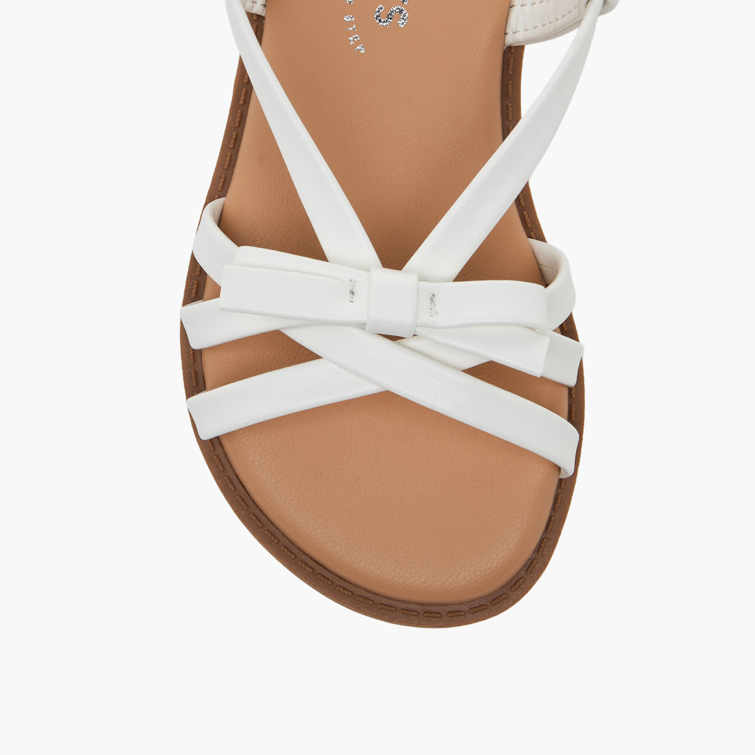 Juniors Girls Bow Accent Hook & Loop Sandals-girls-shoes-sandals-image-6