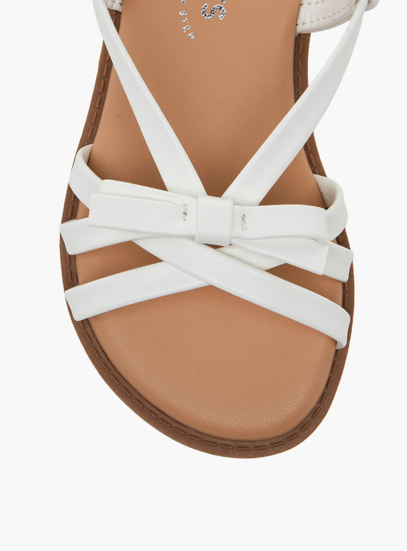 Juniors Girls Bow Accent Hook & Loop Sandals-girls-shoes-sandals-image-6