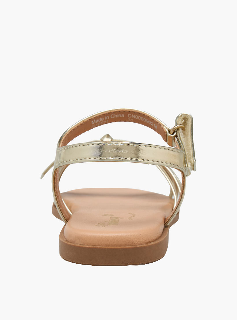 Little Missy Girls Strappy Hook & Loop Sandals-girls-shoes-sandals-image-7