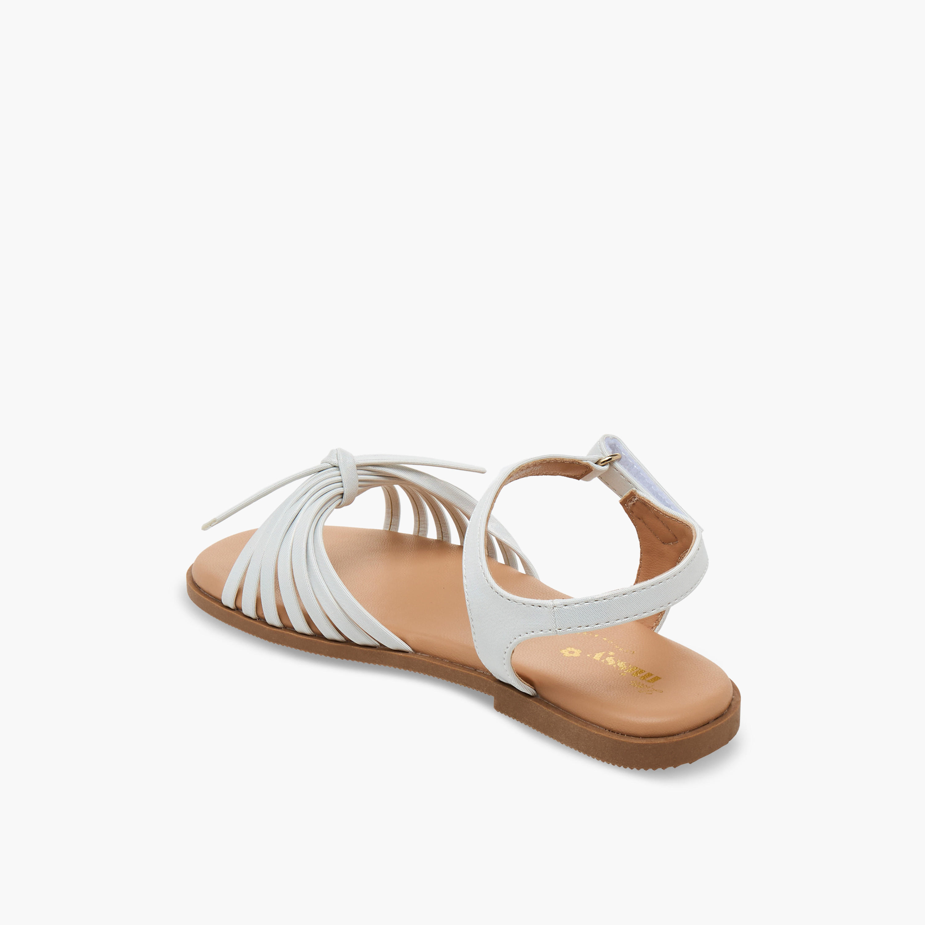 صندل متعدد الأحزمة بشريط إغلاق لاصق للبنات من ليتل ميسي-girls-shoes-sandals-image-4