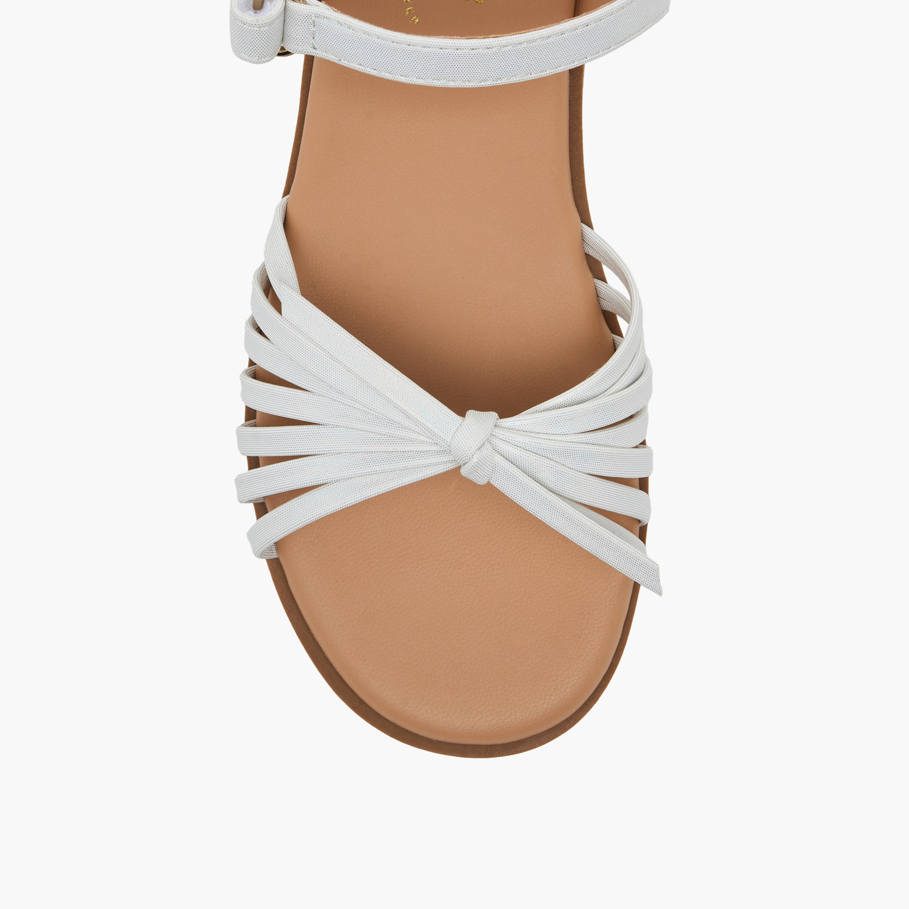 صندل متعدد الأحزمة بشريط إغلاق لاصق للبنات من ليتل ميسي-girls-shoes-sandals-image-6