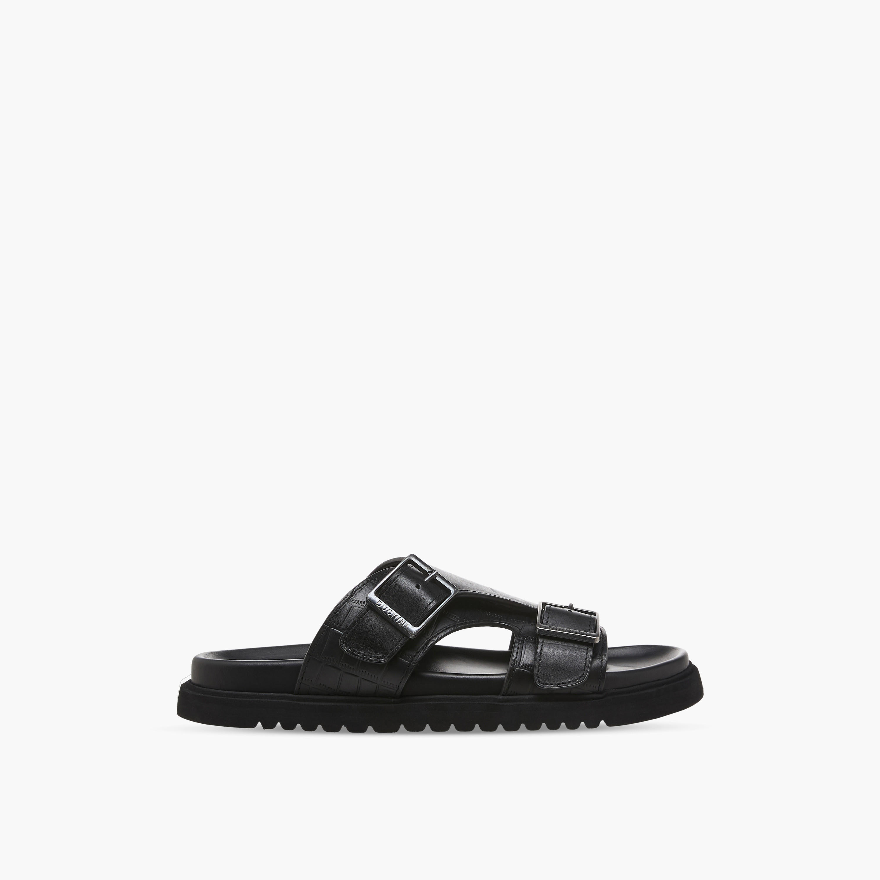 Duchini Men Textured Comfort Sandals-men-shoes-sandals-image-3
