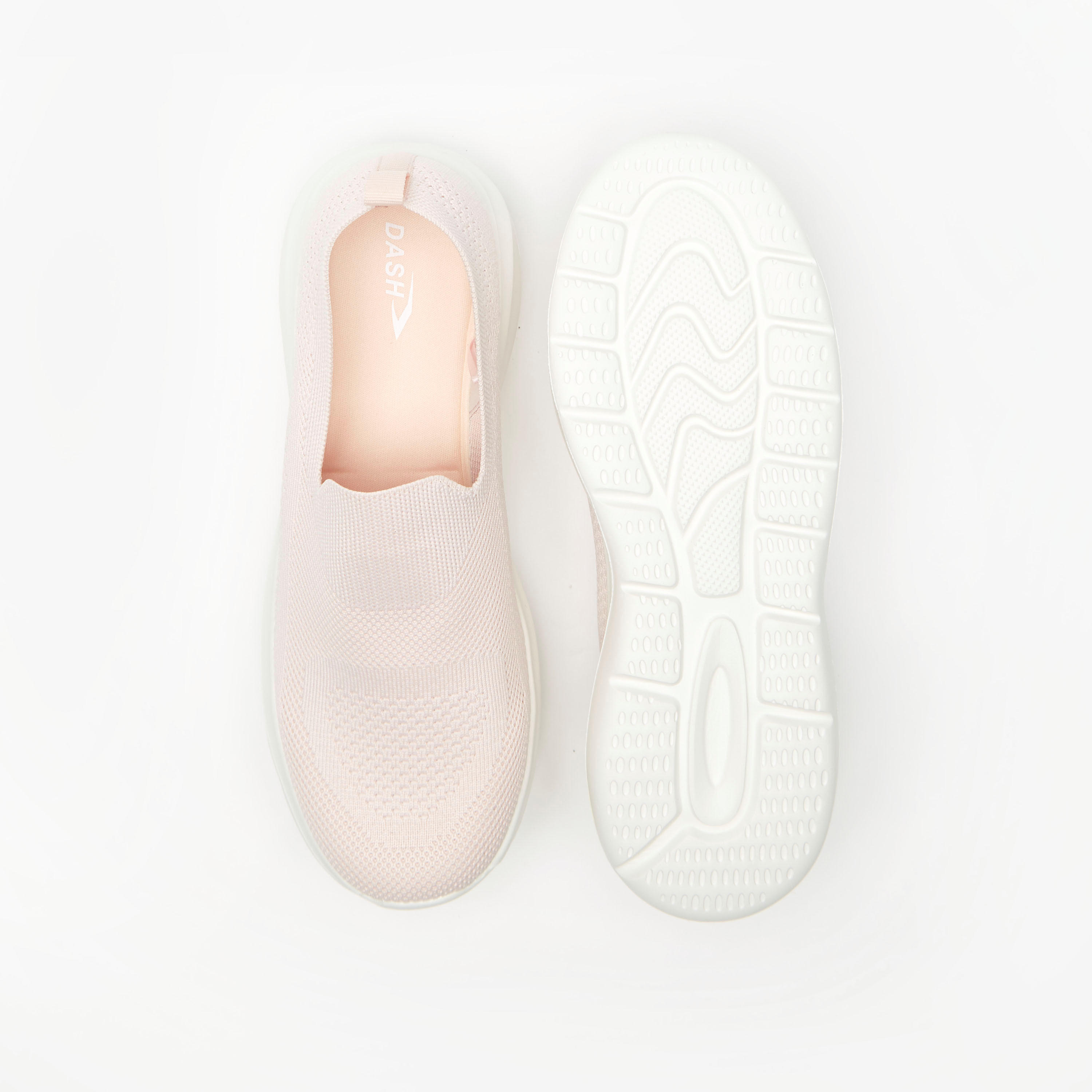 Dash Textured Slip-On Walking Shoes-women-shoes-sneakers-image-4