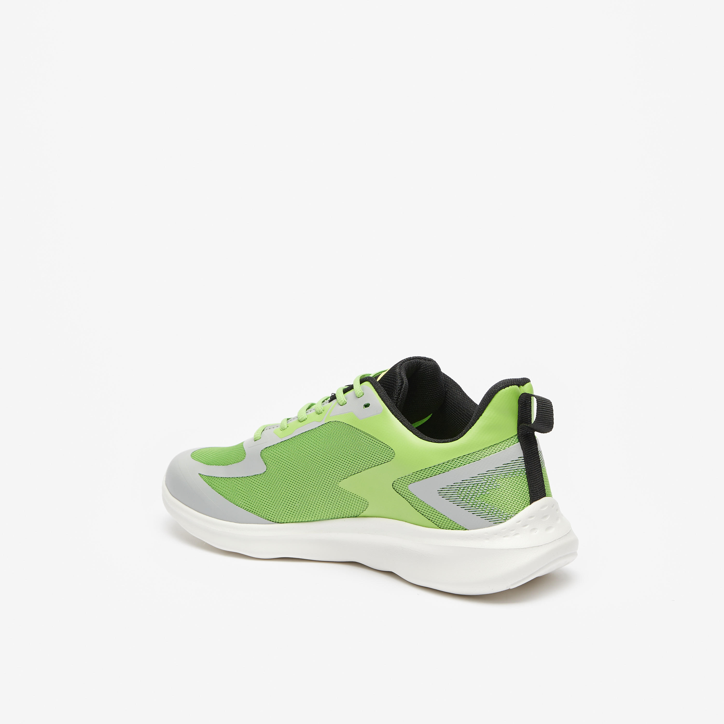 Dash Men's Textured Lace-Up Sports Shoes with Cushioning-sports-men-shoes-image-2