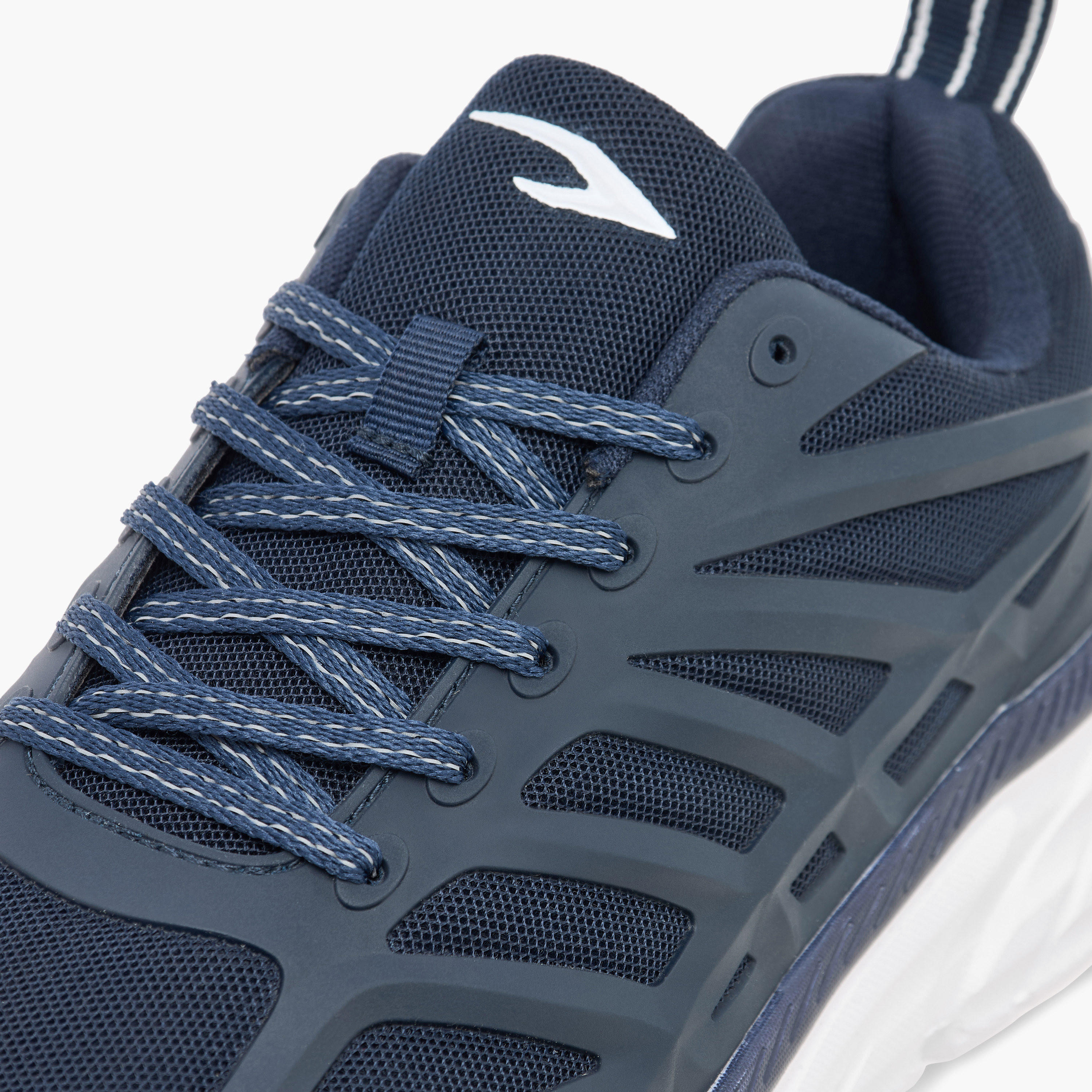 Dash Panelled Shoes with Lace-Up Closure-sports-men-shoes-image-4