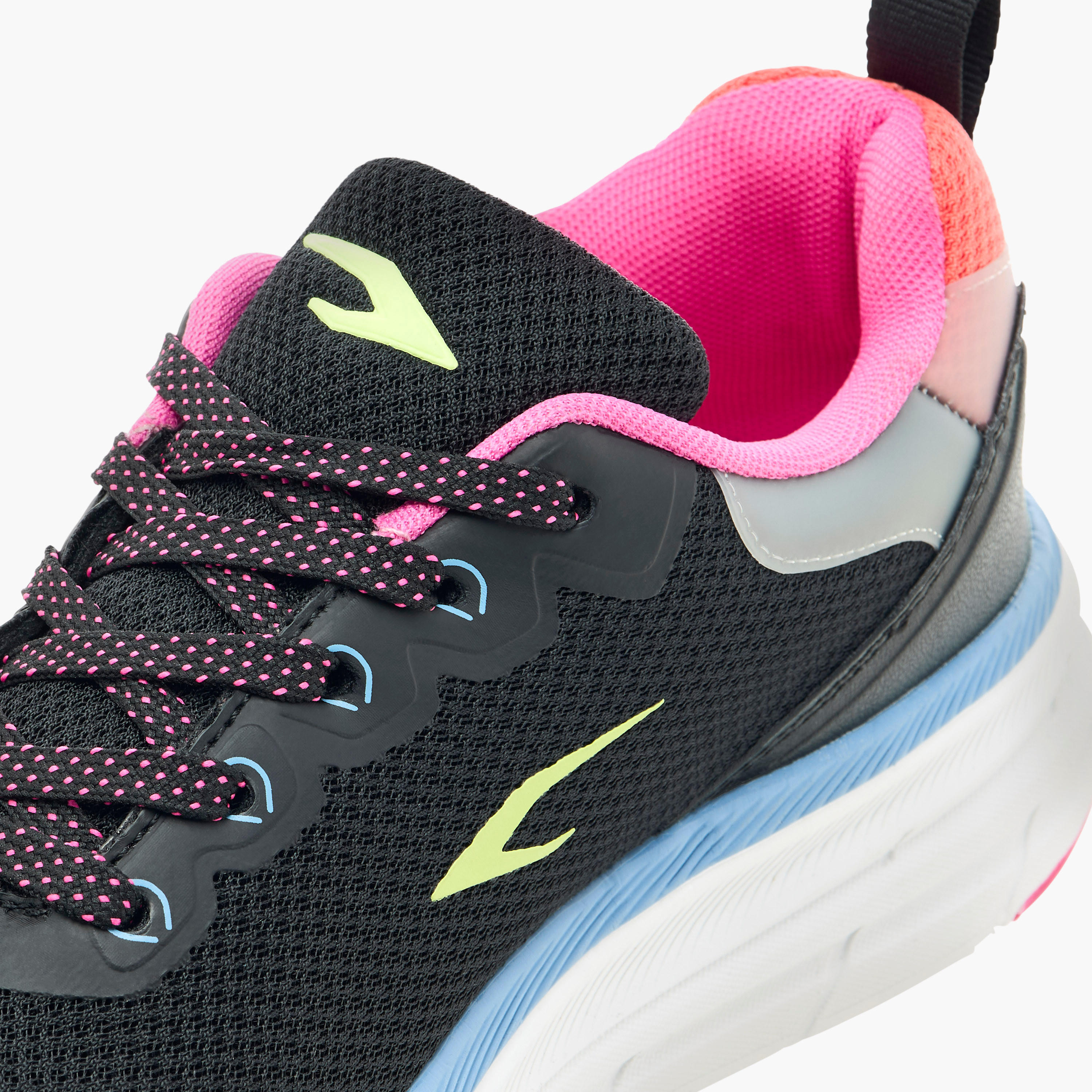 Dash Colourblock Sports Shoes with Lace-Up Closure-women-shoes-sneakers-image-4