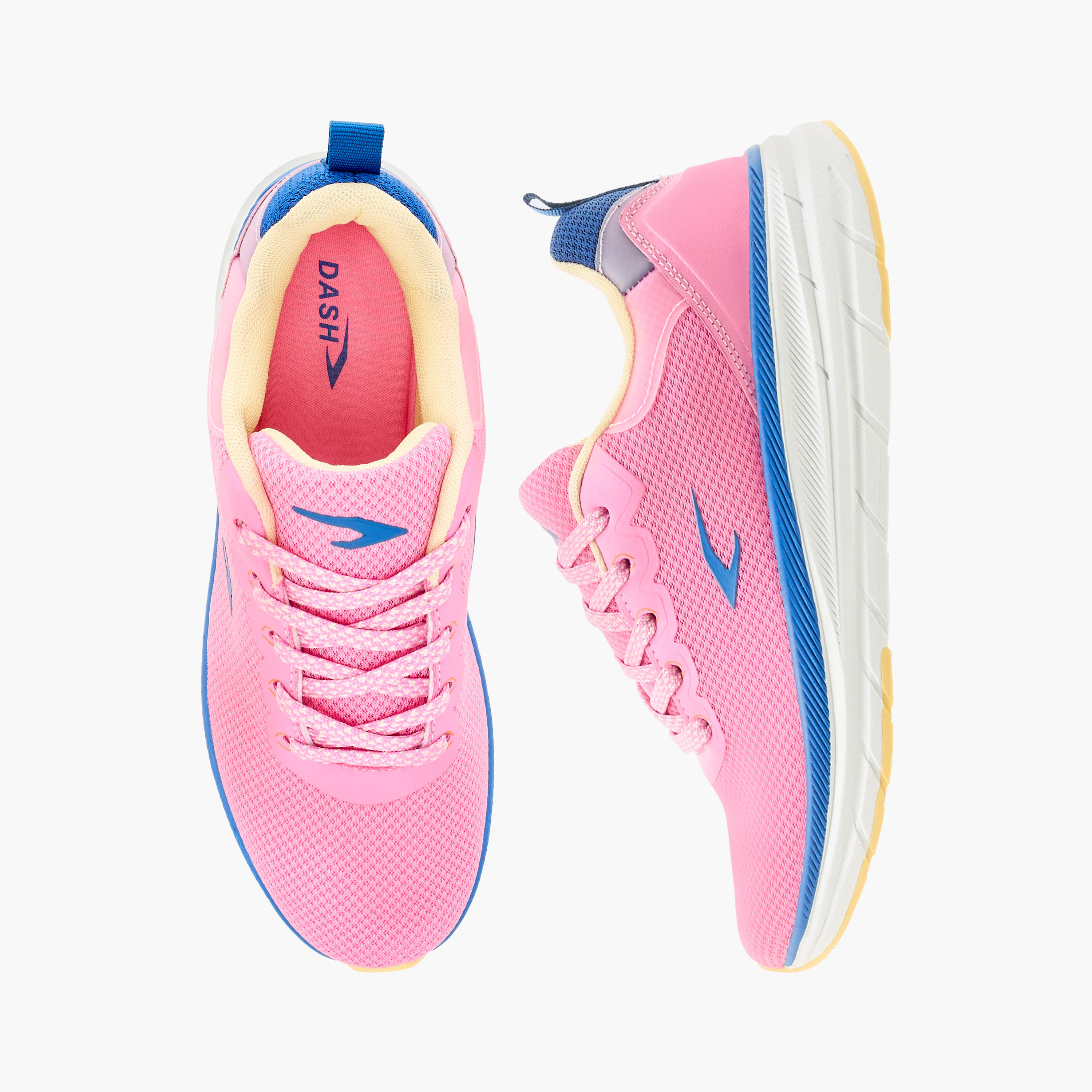 حذاء رياضي بقوالب ملونة ورباط إغلاق من داش-women-shoes-sneakers-image-6