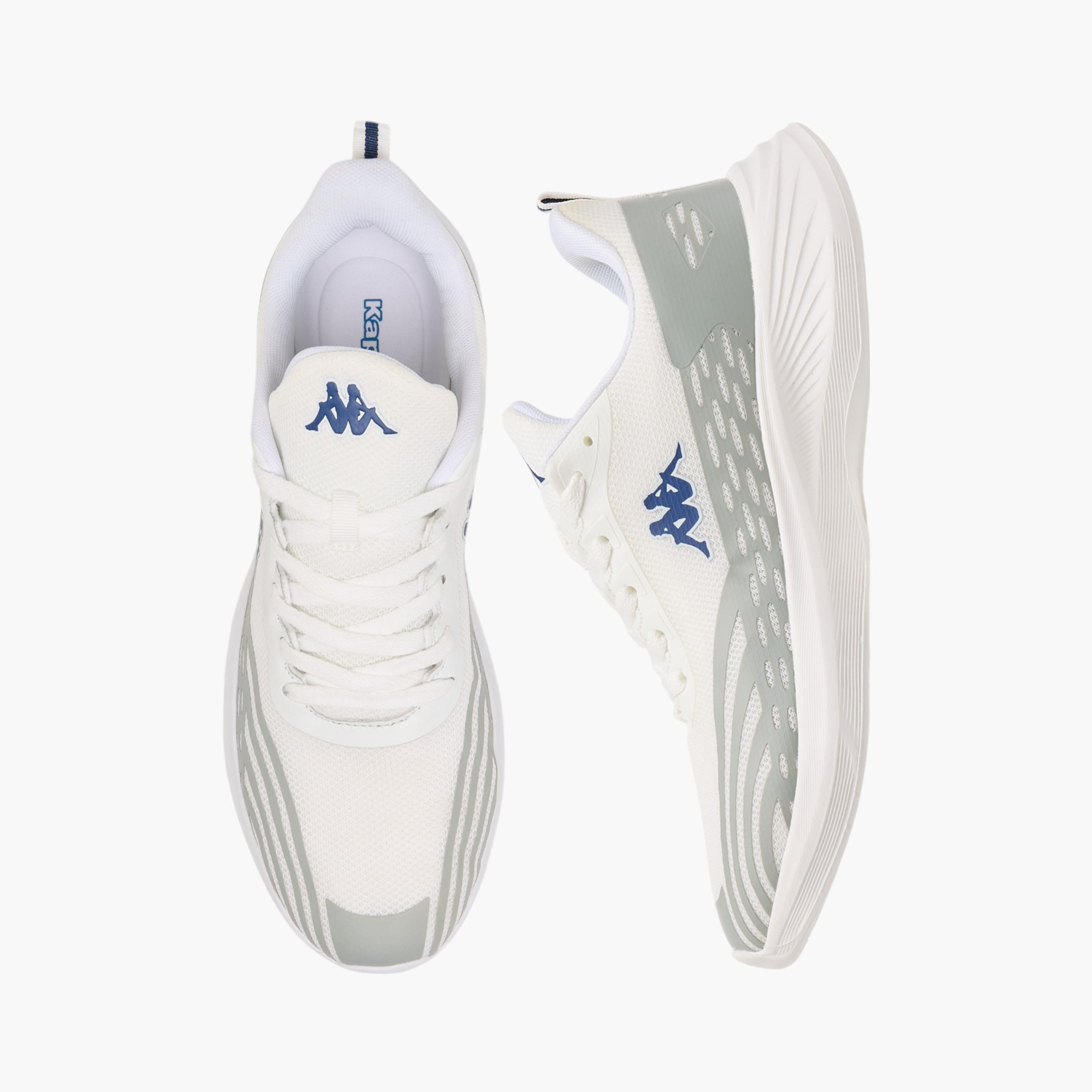Kappa Men's Logo Print Sports Shoes with Lace-Up Closure-sports-men-shoes-image-1