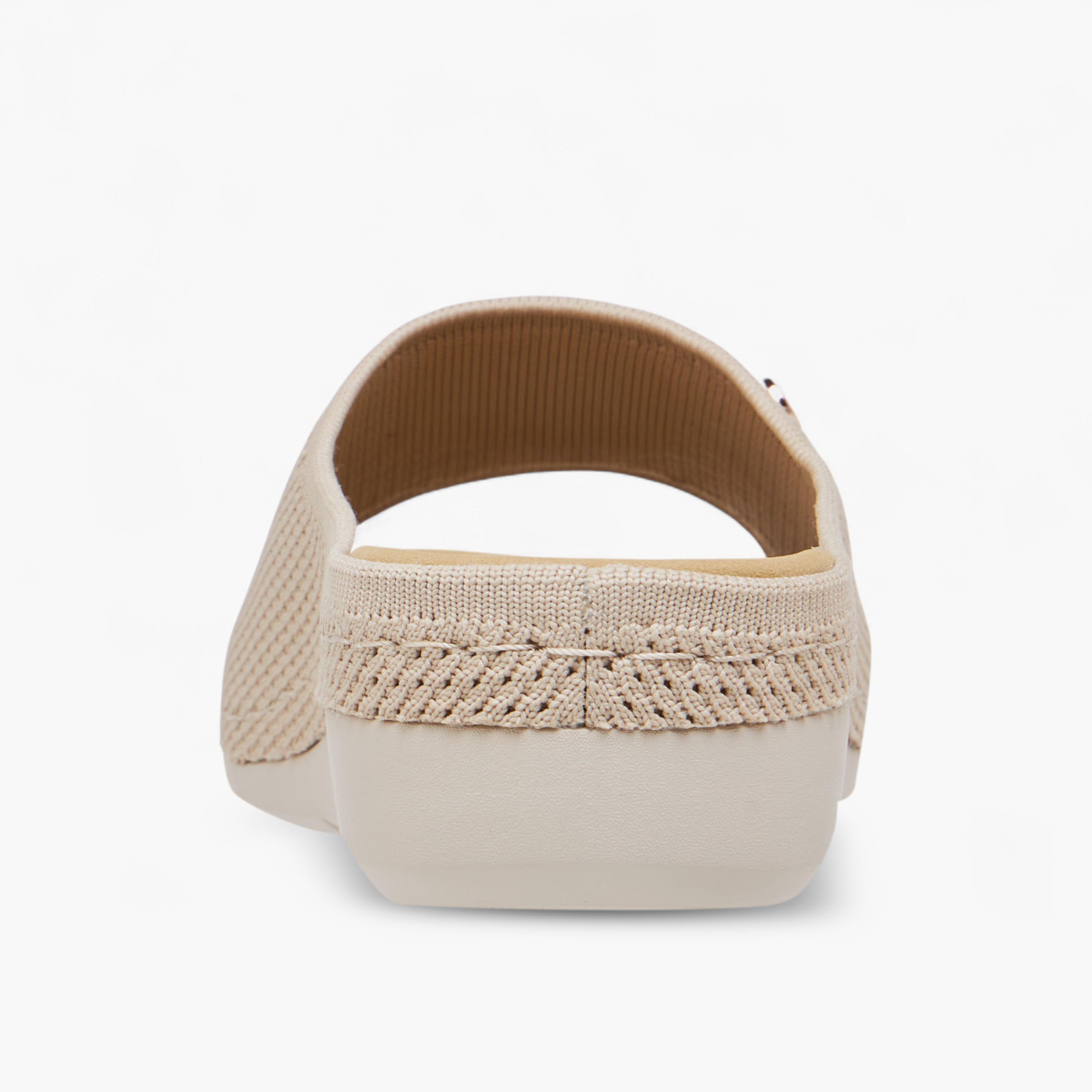 Le Confort Flyknit Textured Slip-On Comfort Sandals-women-shoes-sandals-heeled-image-5