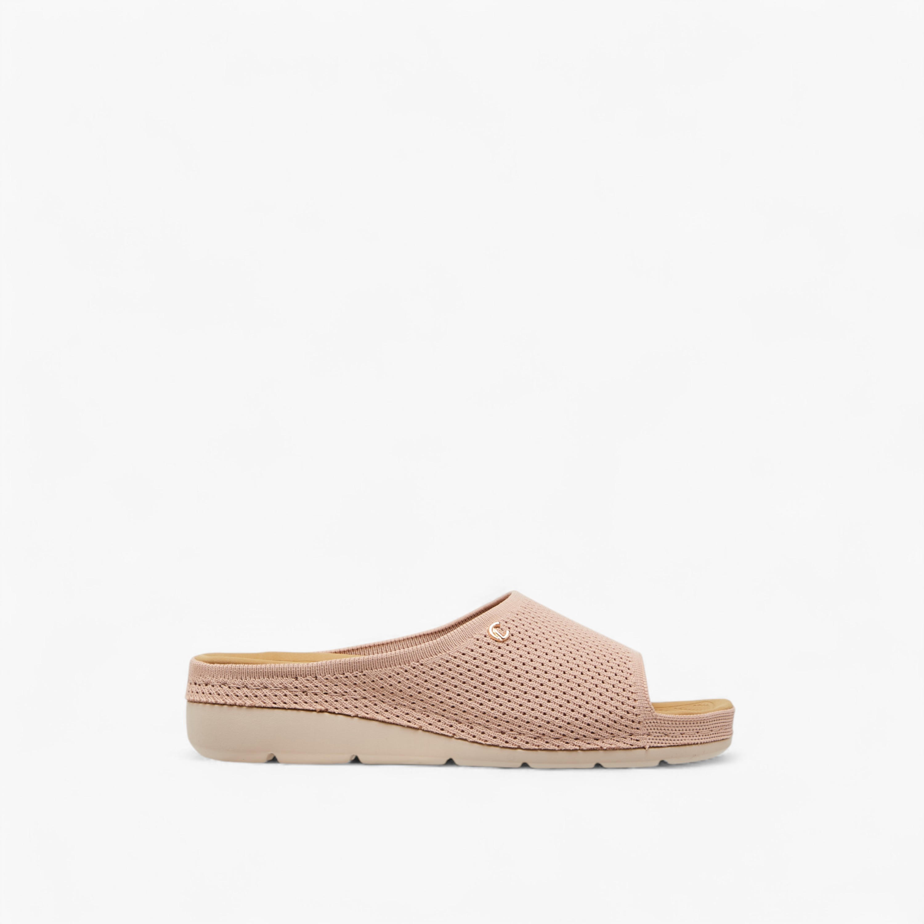 Le Confort Flyknit Textured Slip-On Comfort Sandals-women-shoes-sandals-heeled-image-3