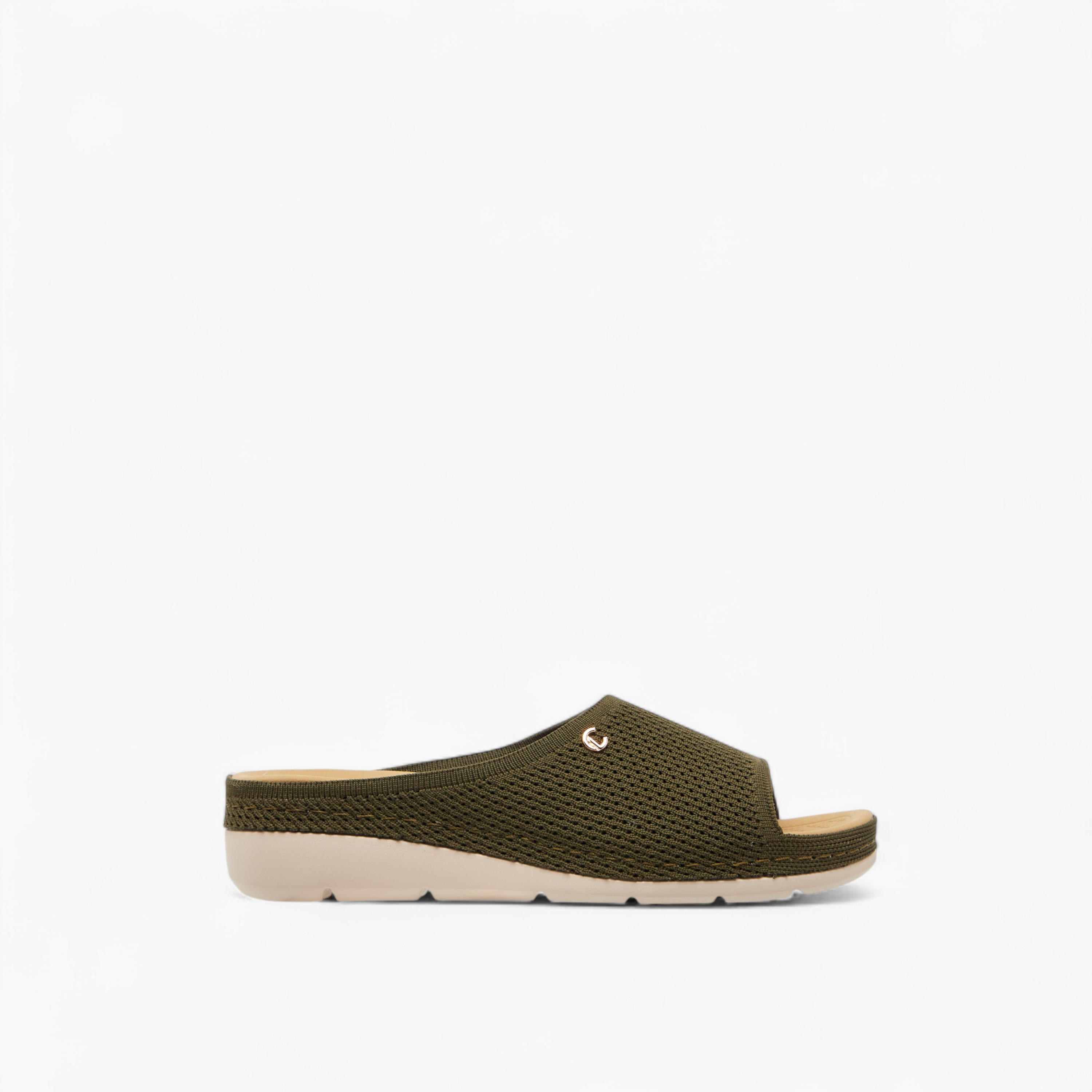 Le Confort Flyknit Textured Slip-On Comfort Sandals-women-shoes-sandals-heeled-image-3