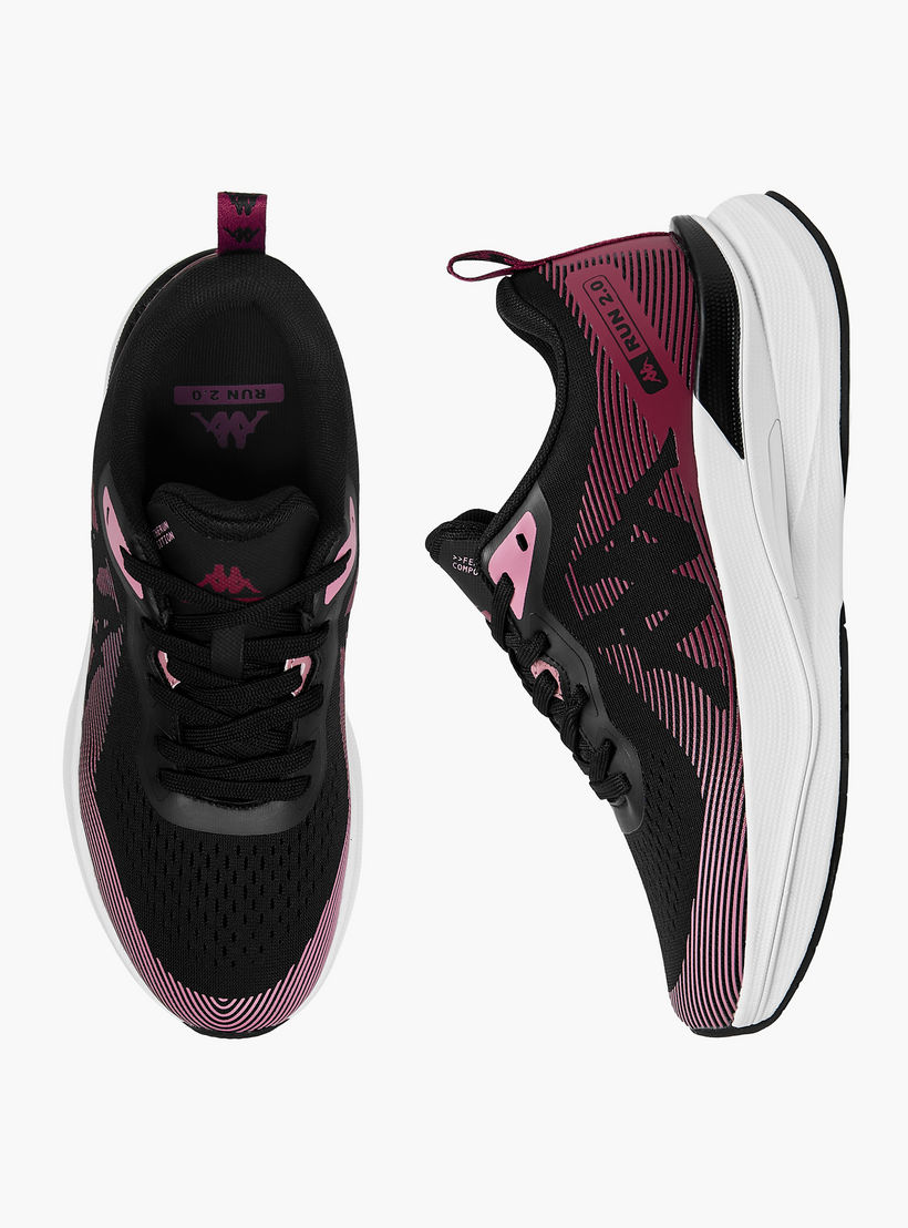 Kappa Women's Logo Detail Running Shoes with Lace-Up Closure - RUN 2.0-women-shoes-sneakers-image-1