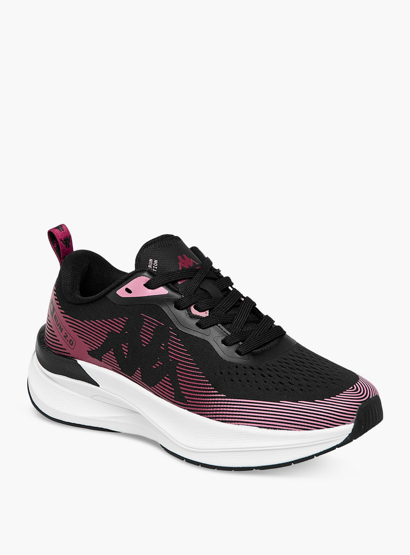 Kappa Women's Logo Detail Running Shoes with Lace-Up Closure - RUN 2.0-women-shoes-sneakers-image-2