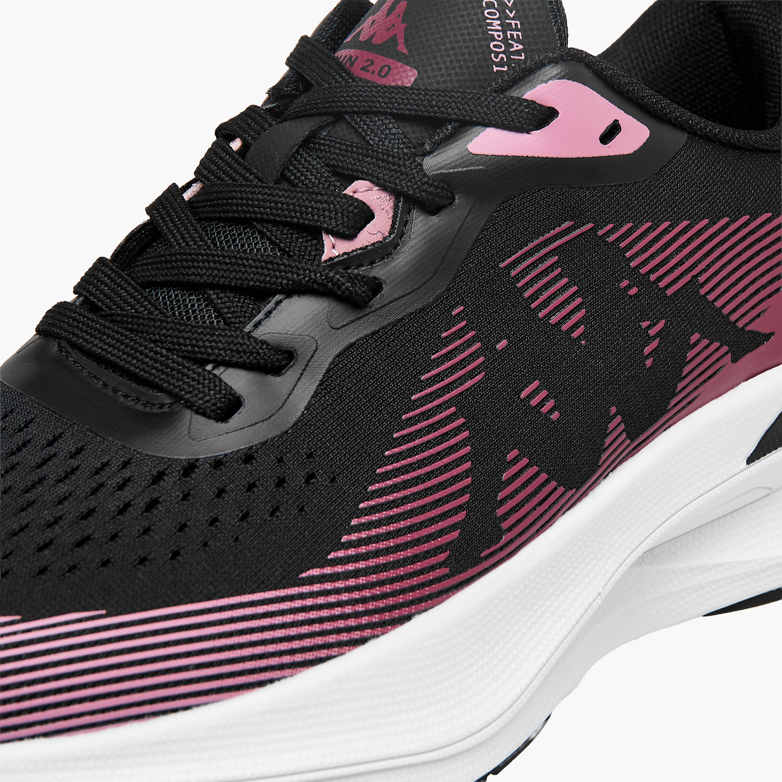 Kappa Women's Logo Detail Running Shoes with Lace-Up Closure - RUN 2.0-women-shoes-sneakers-image-4