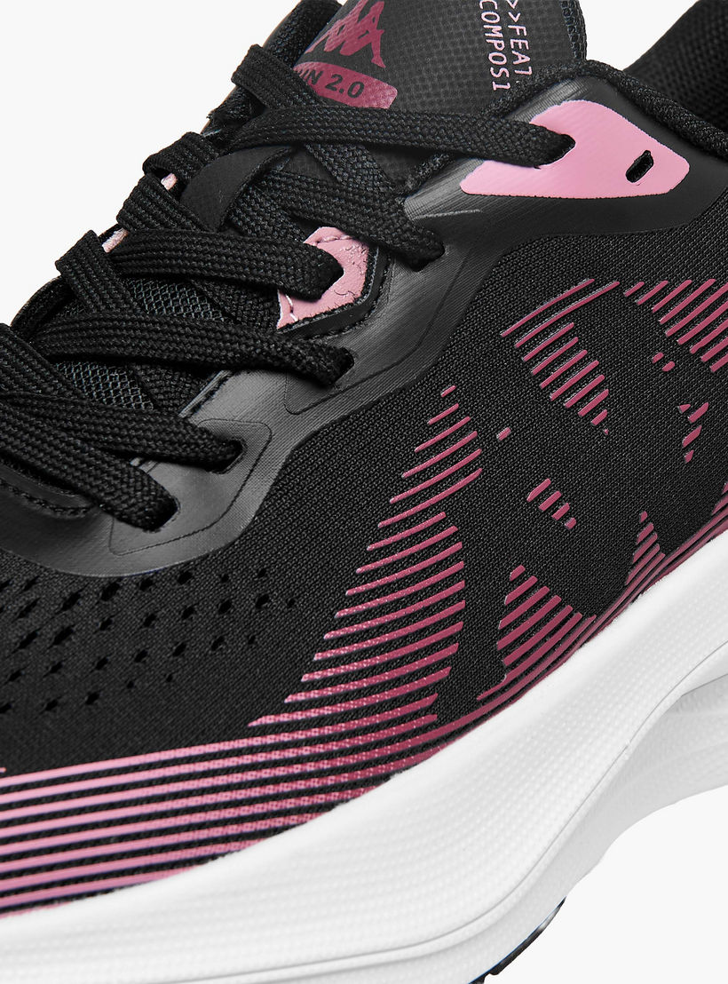 Kappa Women's Logo Detail Running Shoes with Lace-Up Closure - RUN 2.0-women-shoes-sneakers-image-4