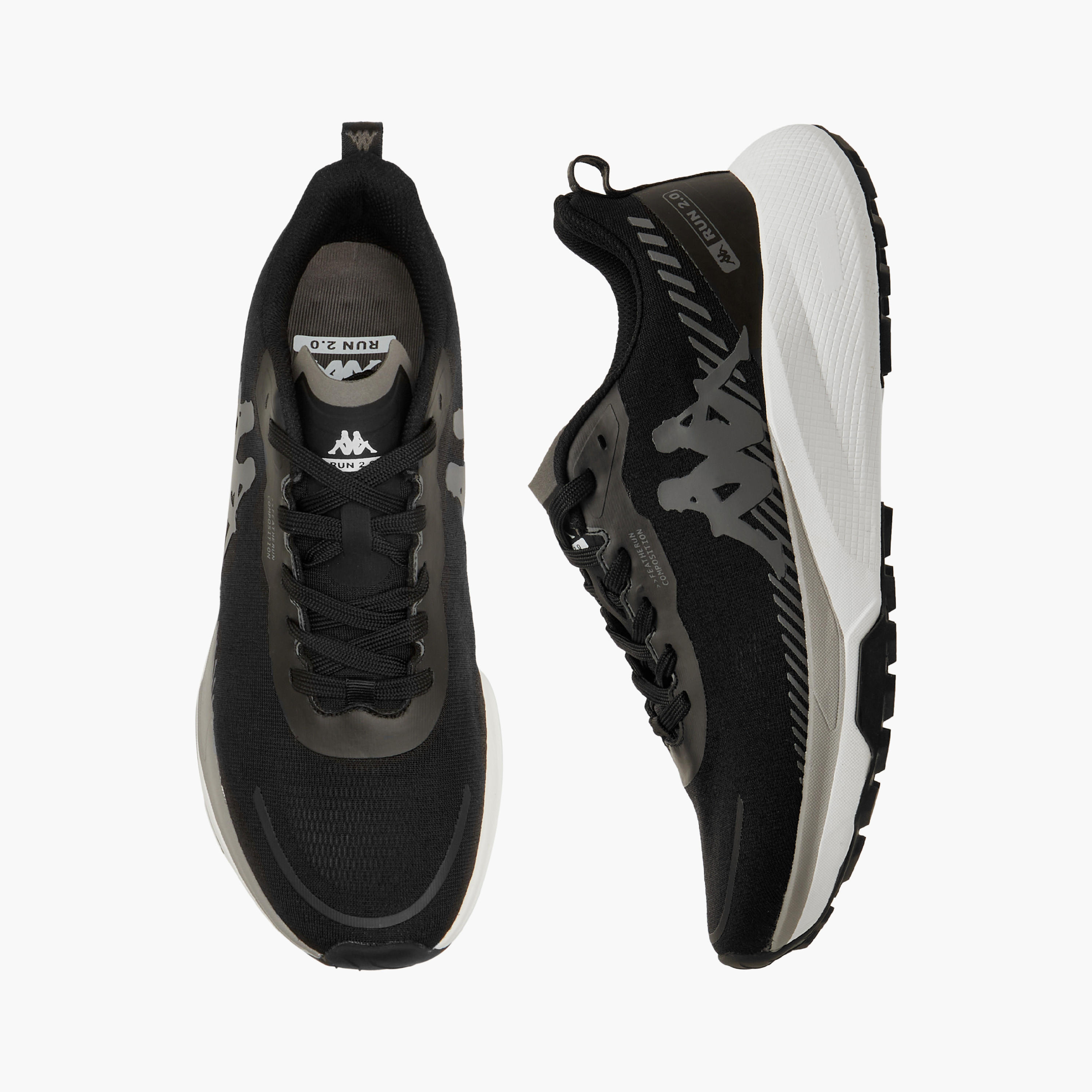 Kappa Men's Lace-Up Running Shoes with Pull Tabs - RUN 2.0-sports-men-shoes-image-1