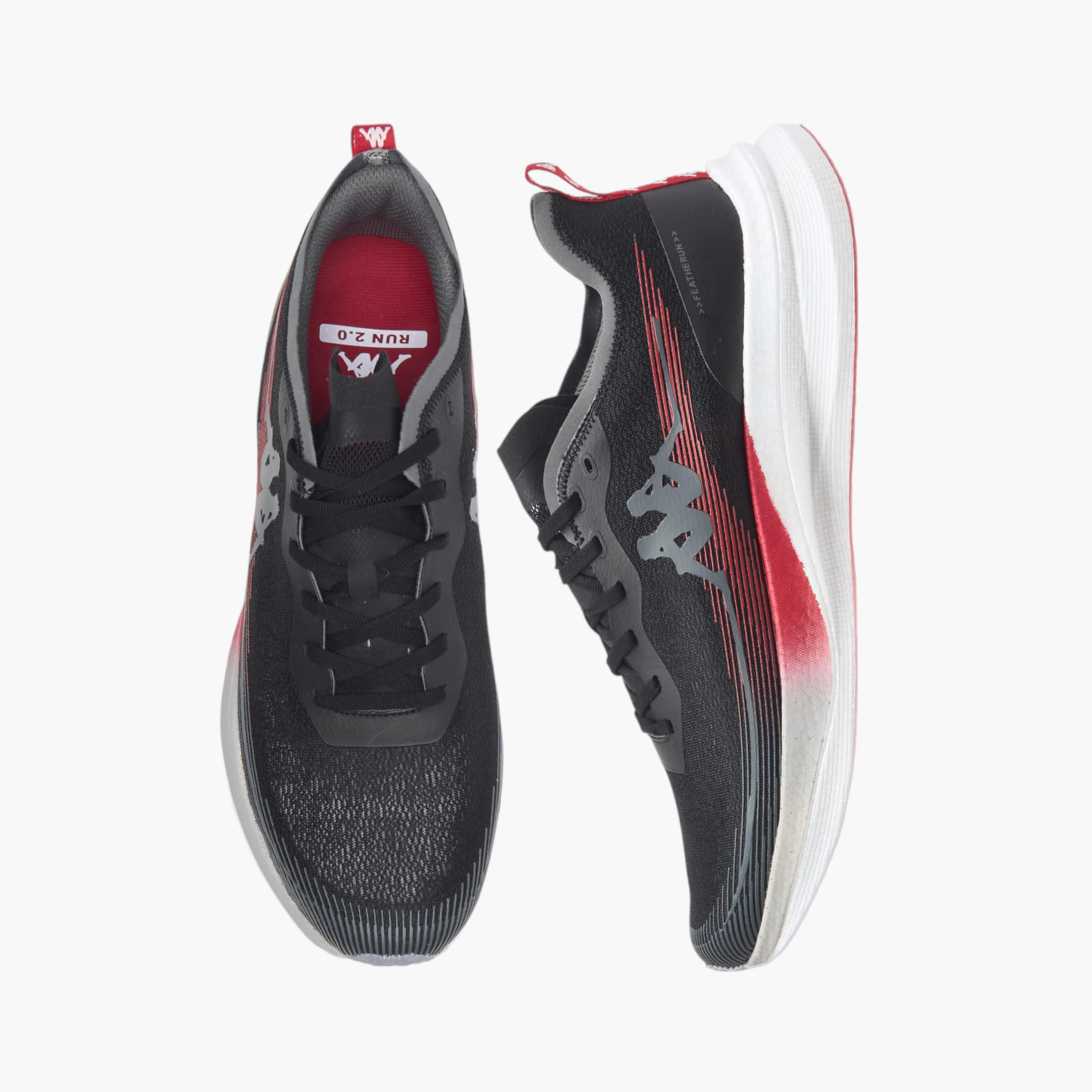 Kappa Men's Logo Detail Lace-Up Running Shoes - RUN 2.0-sports-men-shoes-image-1