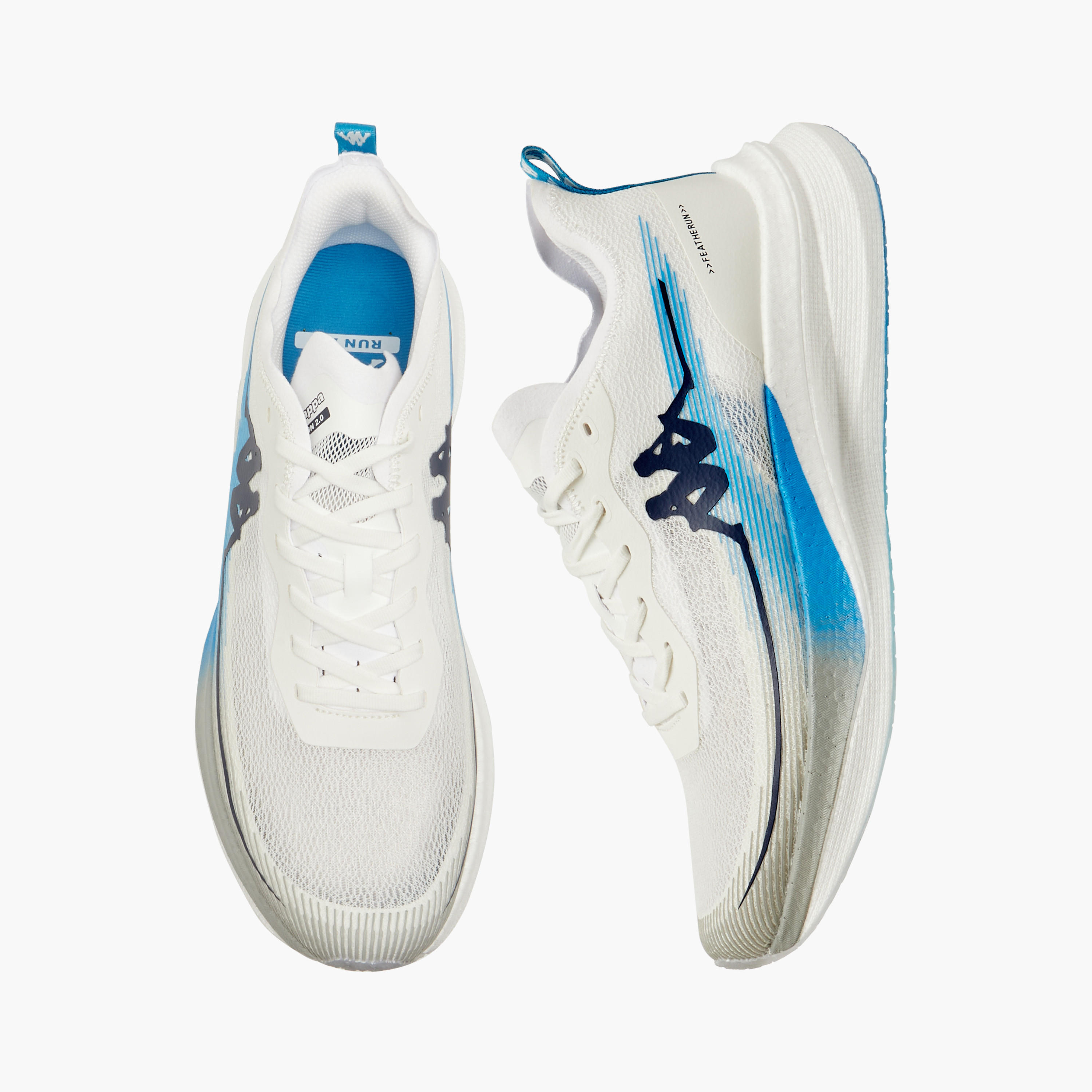 Kappa Men's Logo Detail Lace-Up Running Shoes - RUN 2.0-sports-men-shoes-image-1