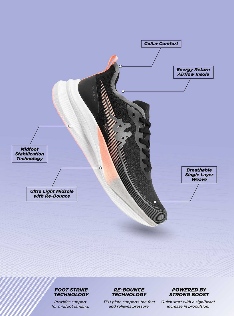 Kappa Women's Logo Detail Lace-Up Running Shoes - RUN 2.0-women-shoes-sneakers-image-7