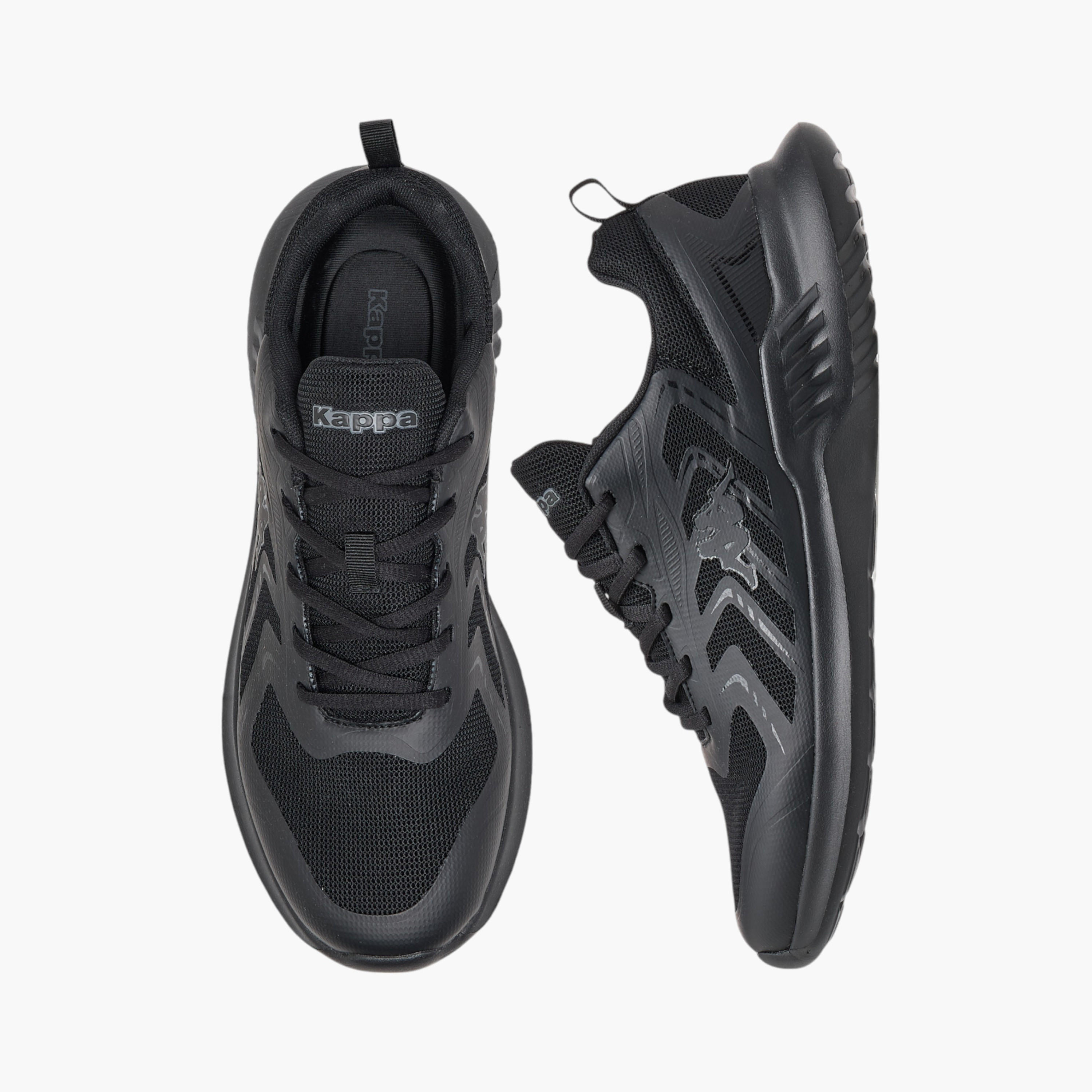 Kappa Men's Logo Print Sports Shoes with Lace-Up Closure-sports-men-shoes-image-1