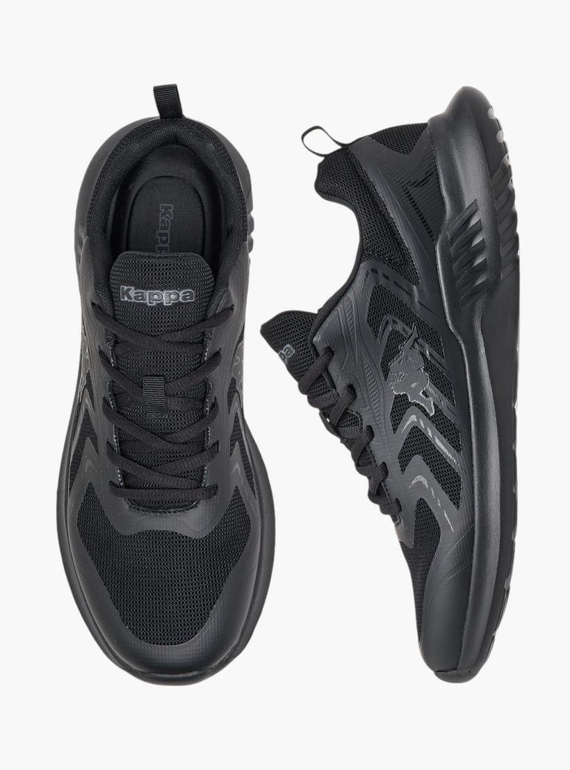 Kappa Men's Logo Print Sports Shoes with Lace-Up Closure-sports-men-shoes-image-1