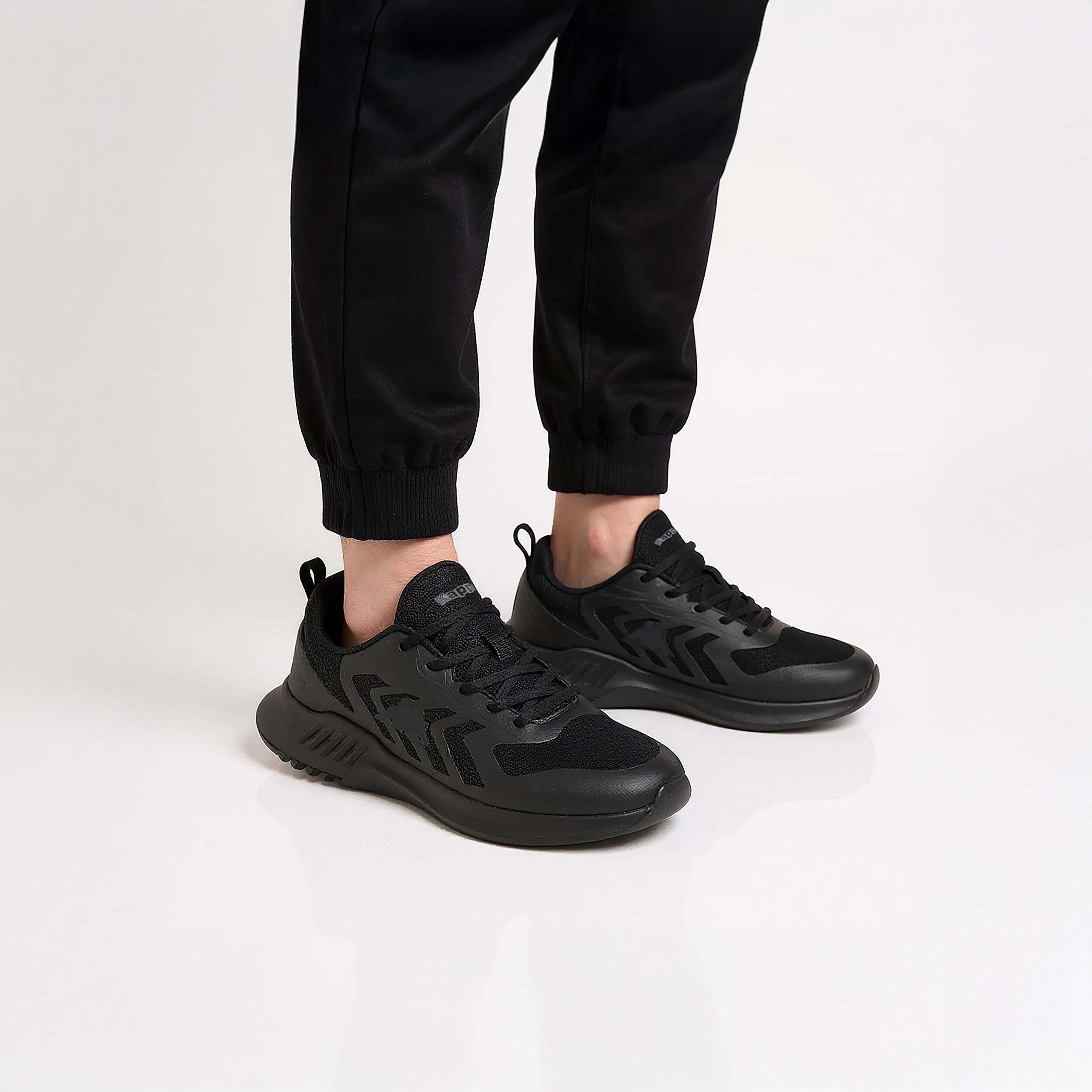 Kappa Men's Logo Print Sports Shoes with Lace-Up Closure-sports-men-shoes-image-3