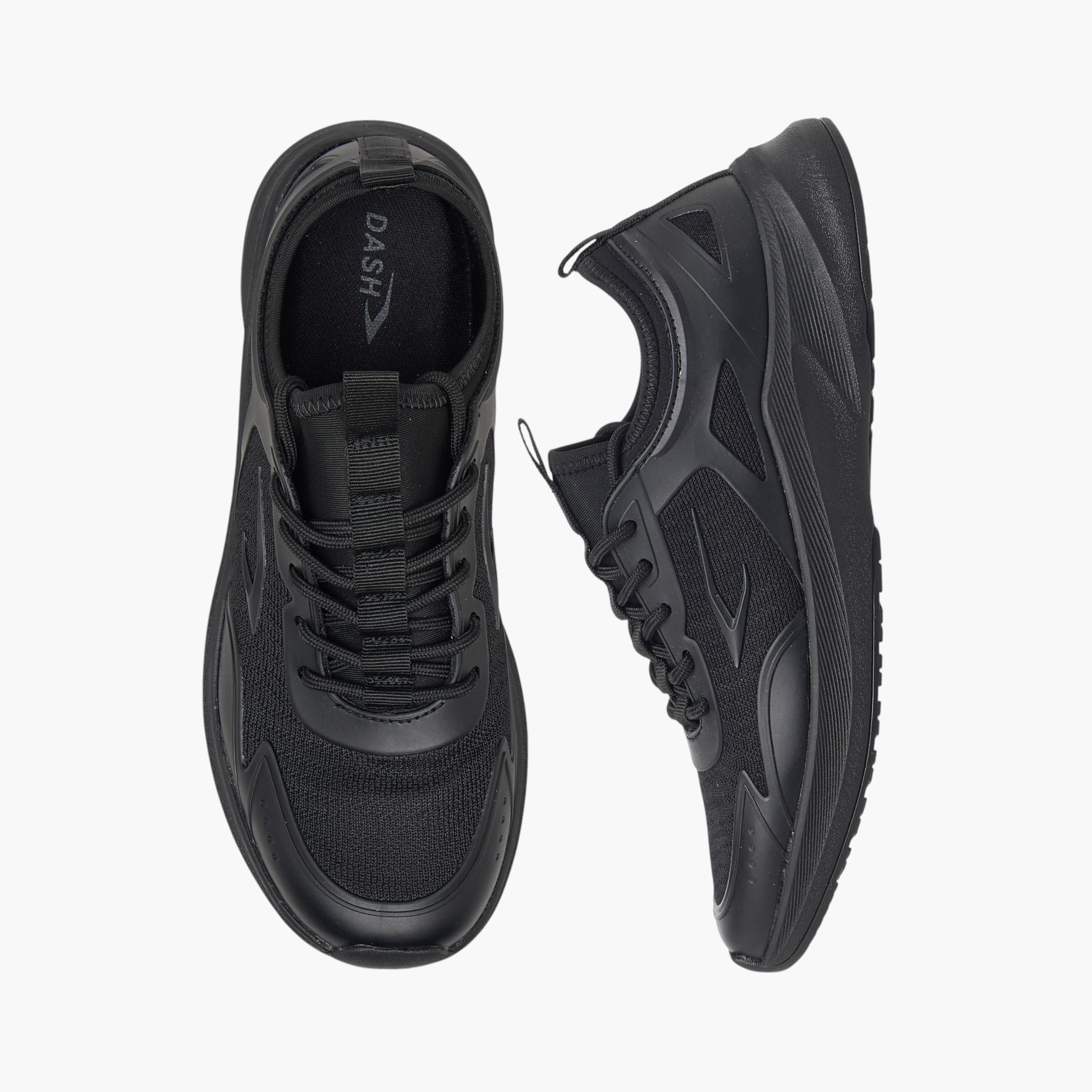 Dash Panelled Sports Shoes with Lace-Up Closure-women-shoes-sports-image-1