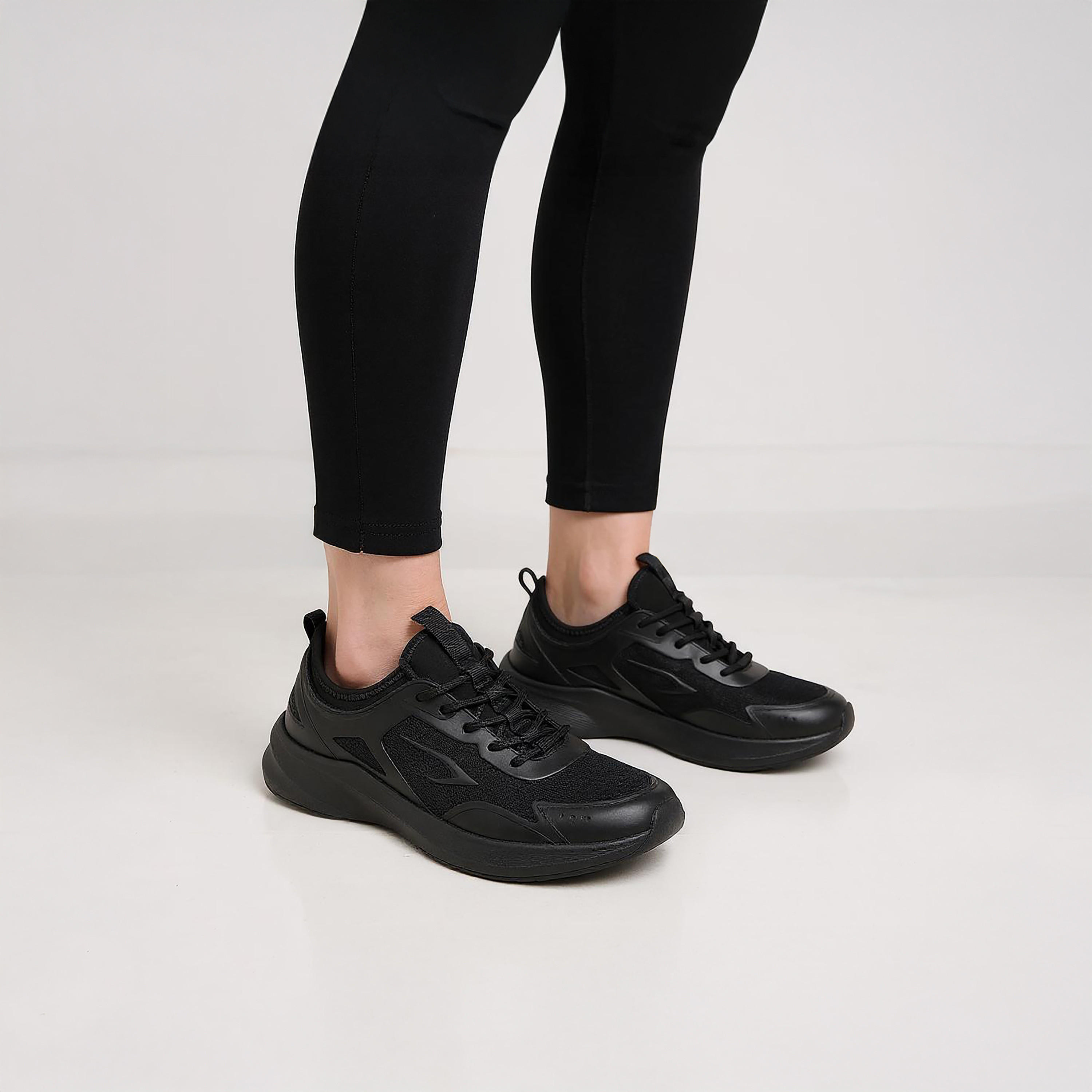 Dash Panelled Sports Shoes with Lace-Up Closure-women-shoes-sports-image-3
