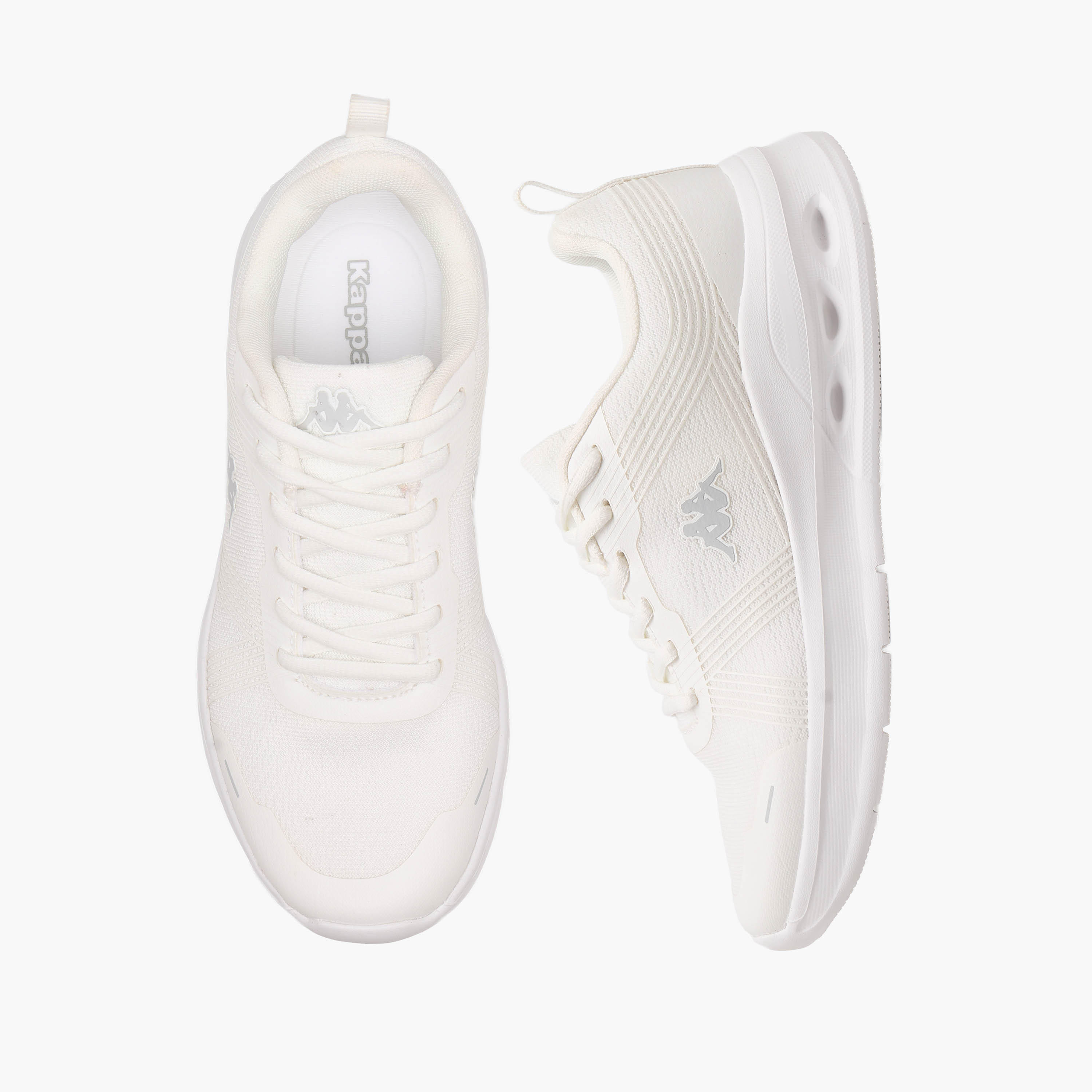 Kappa Women Textured Lace-Up Sports Shoes-sports-women-shoes-image-1