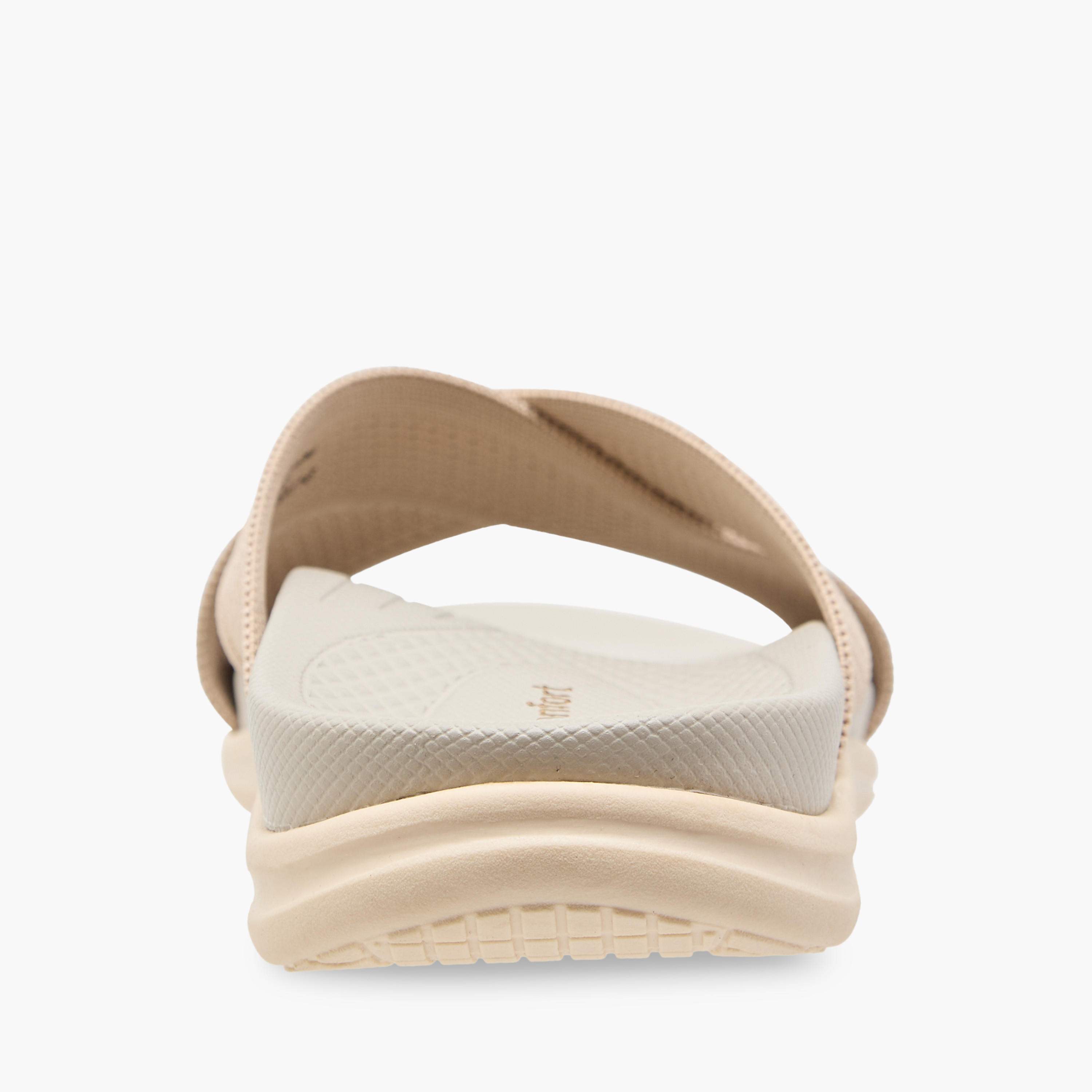 صندل مريح سهل الارتداء بحزام متقاطع بارز الملمس من لو كونفورت-women-shoes-flats-sandals-image-4