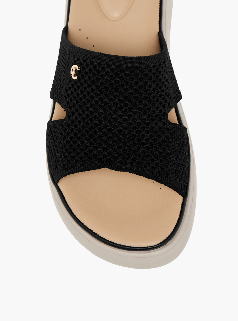 Le Confort Cutout Detail Slip-On Flatform Comfort Sandals-women-shoes-sandals-heeled-image-4