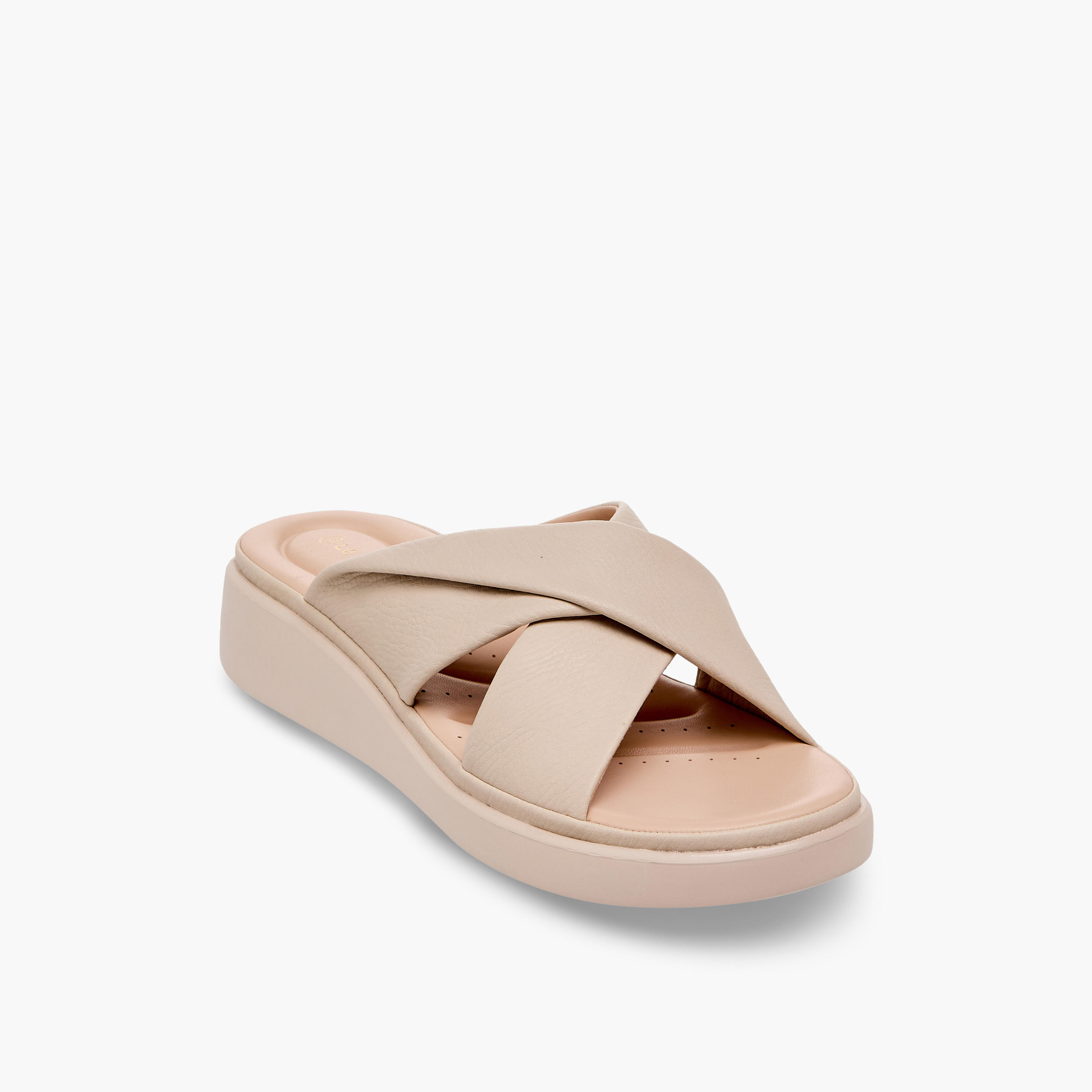 Le Confort Women Cross Strap Wedge Sandals-women-shoes-sandals-heeled-image-2