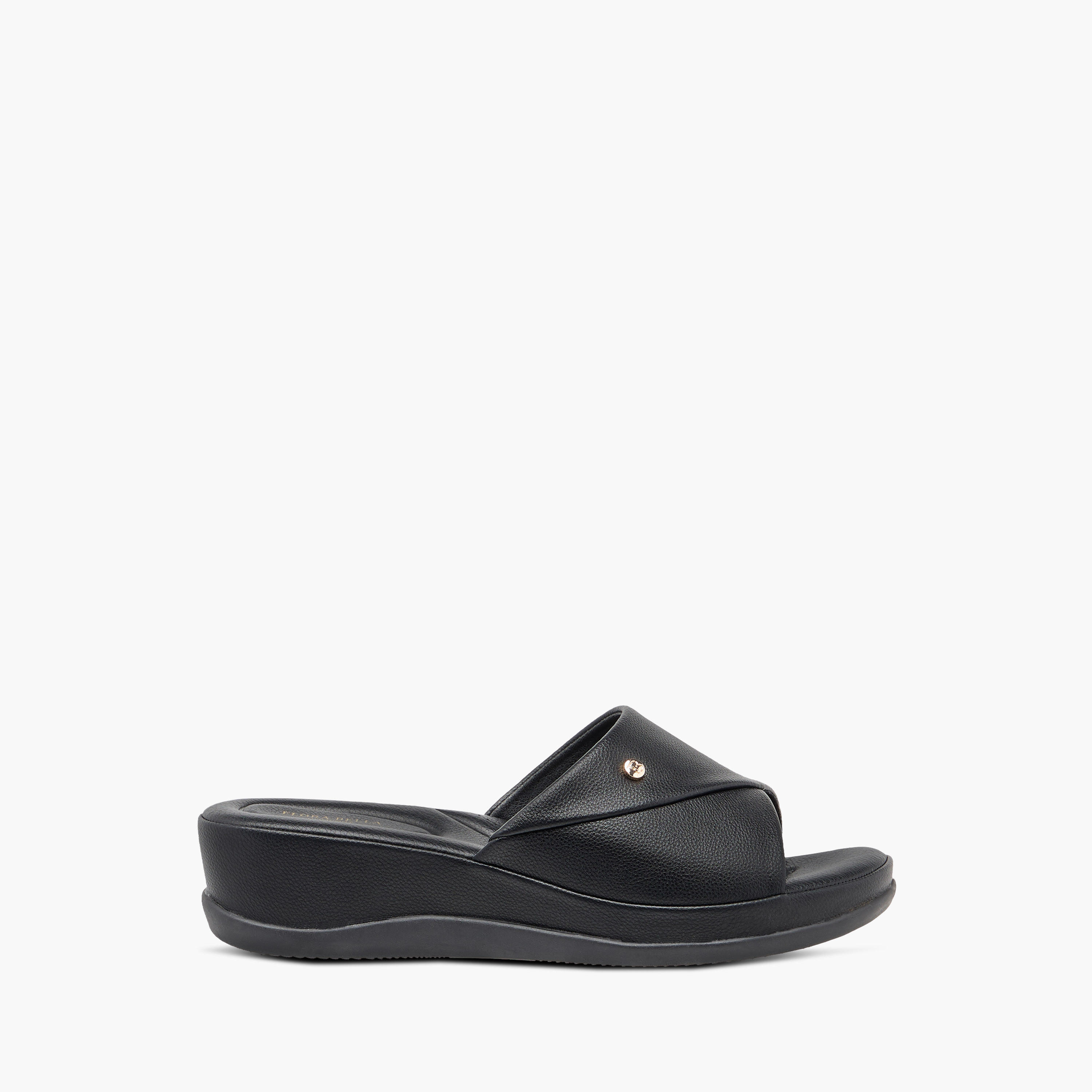 Flora Bella Solid Slip-On Sandals with Wedge Heels-women-shoes-sandals-heeled-image-3
