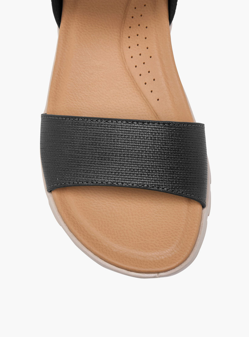 Flora Bella Textured Strap Sandals with Hook and Loop Closure-women-shoes-flats-sandals-image-4