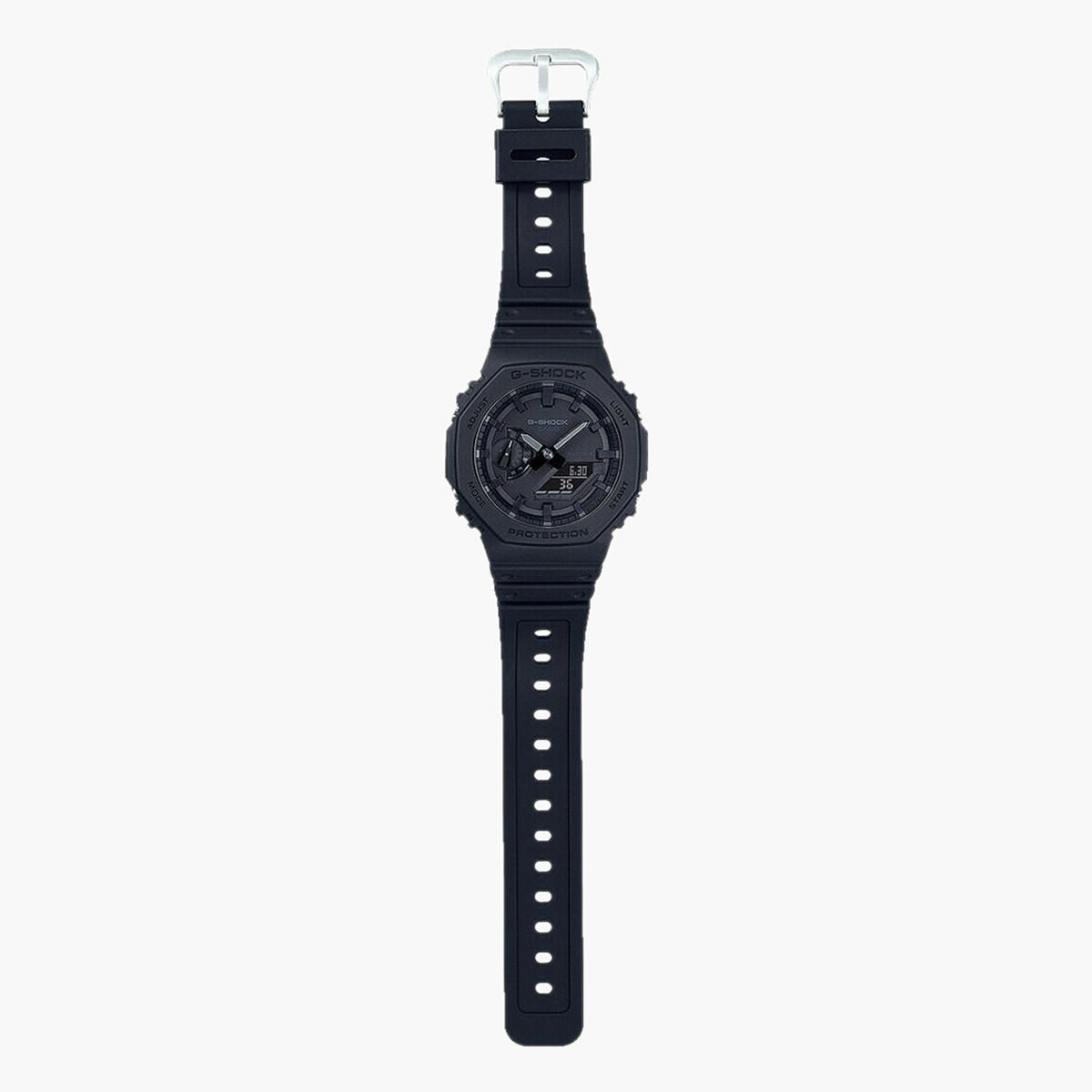 G-Shock Men's Black Analog/Digital Carbon Strap Watch GA-2100-1A1DR-men-watchesandjewellery-watches-image-2