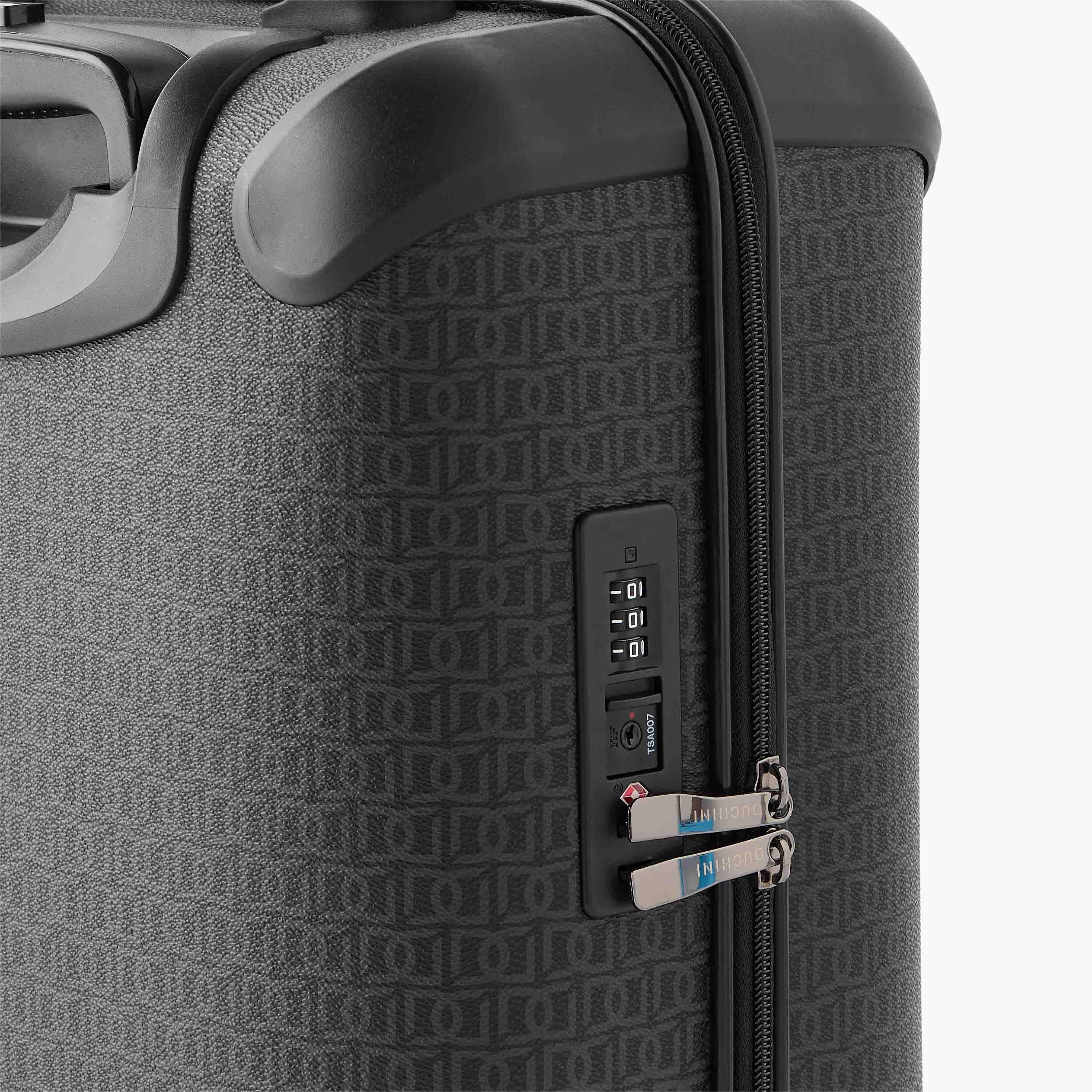 شنطة ترولي صلبة بمقبض قابل للسحب وطبعات مونوجرام من دوتشيني - 20 بوصة شنطة شحن-travel-luggagesandbags-luggage-image-4