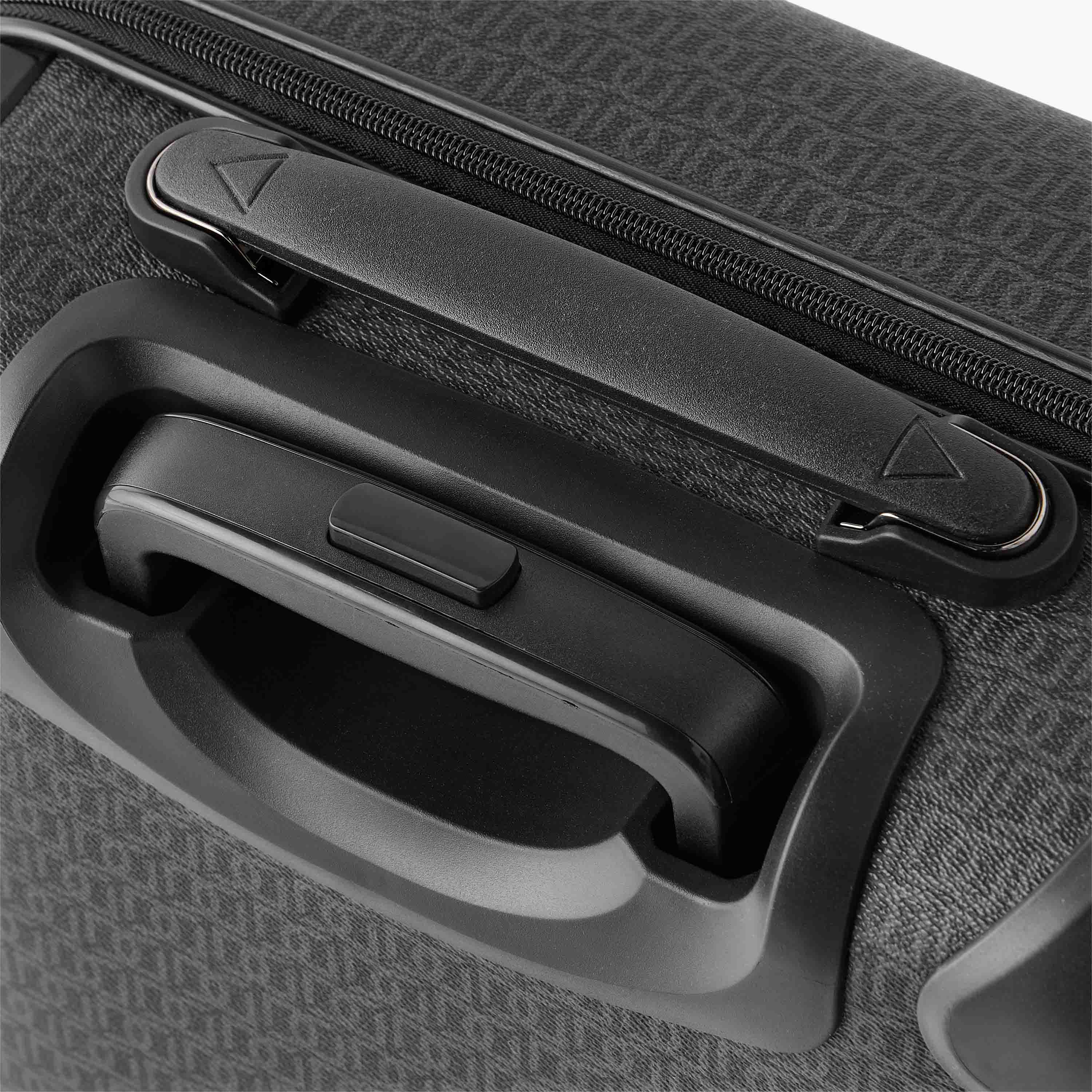 Duchini Monogram Print Hardcase Trolley Bag with Retractable Handle - 20 inches Check-in Bag-travel-luggagesandbags-luggage-image-5