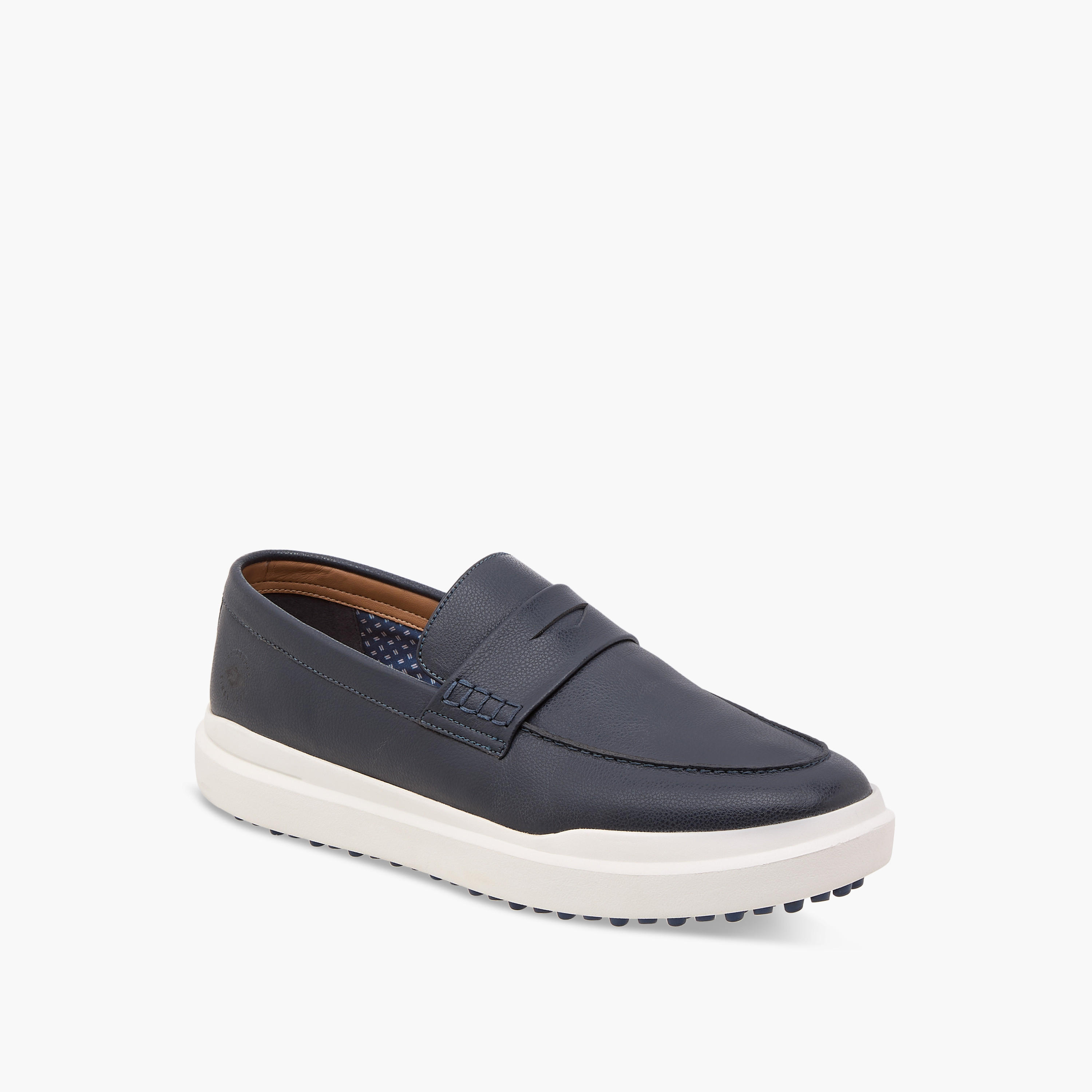 Lee Cooper Men's Textured Slip-On Loafers-men-shoes-loafersandmoccasins-image-2